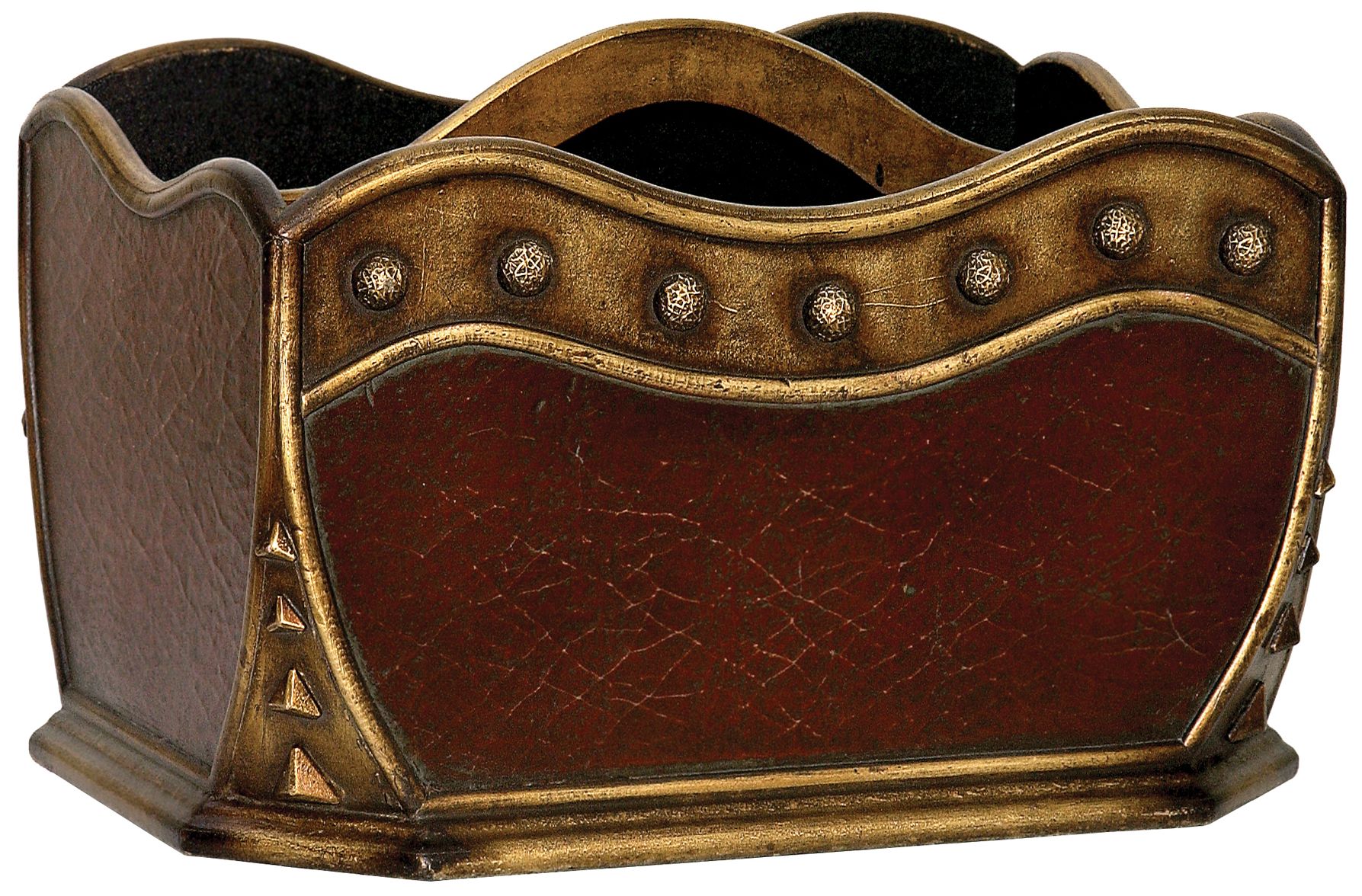 Tibetan Stud Magazine Holder