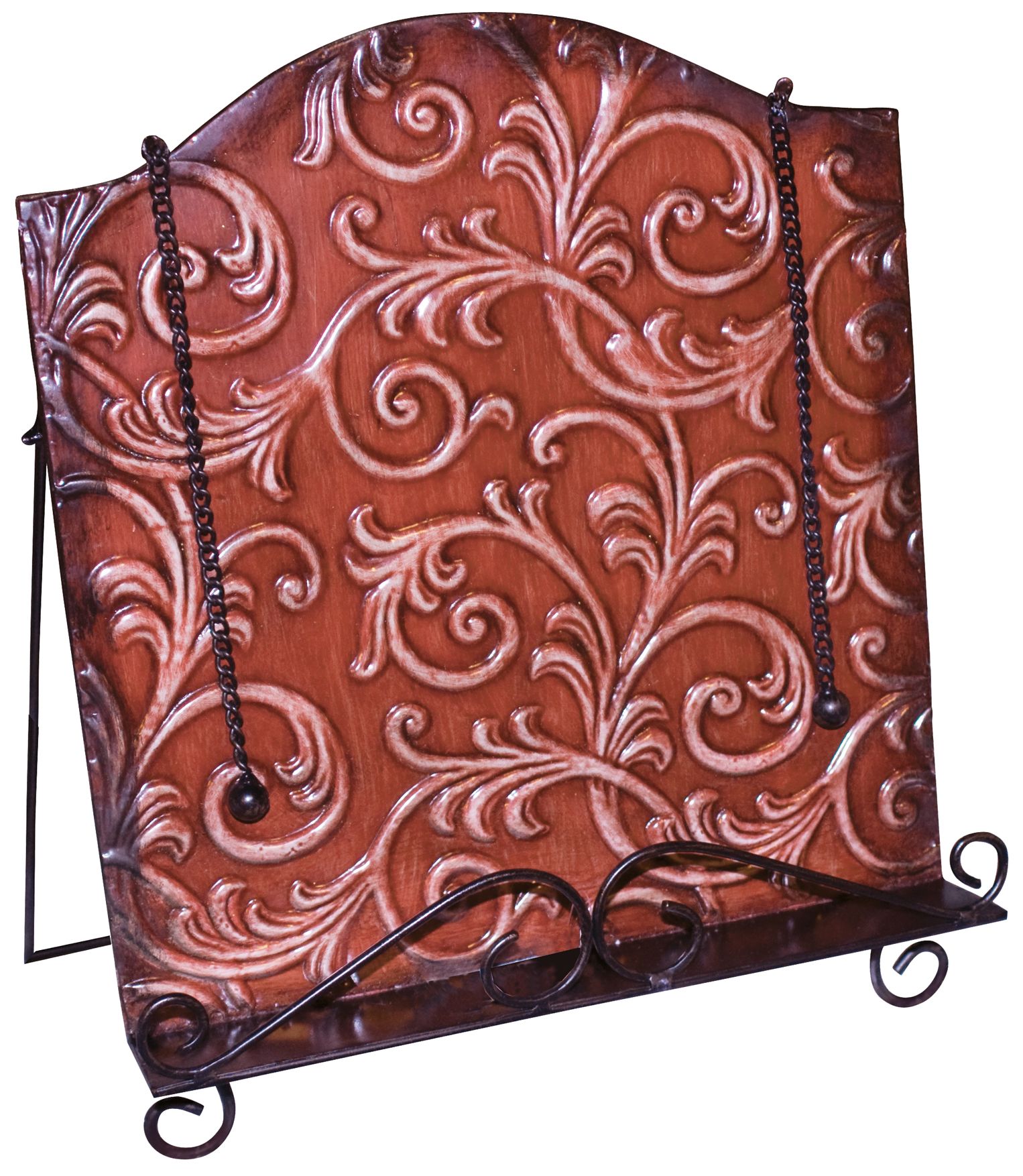 Embossed Vine Book Holder Stand