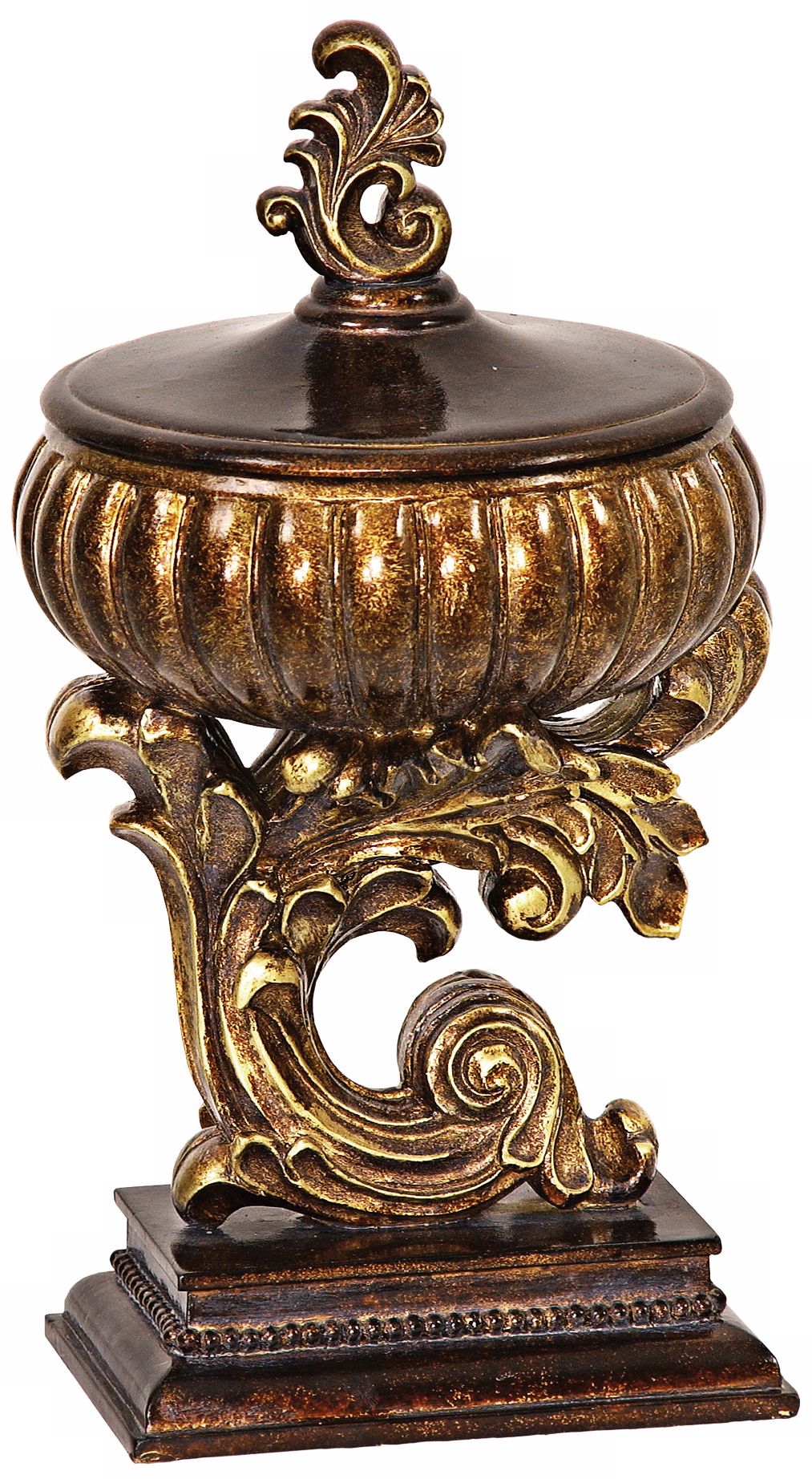 Sterling Decorative Acanthus Compote Dish with Lid