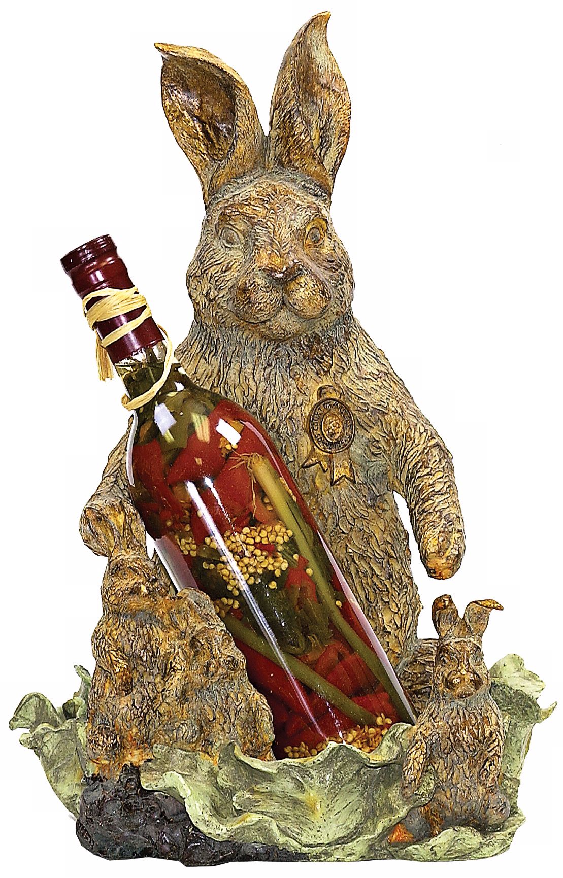 Rabbit Spirits or Wine Bottle Holder