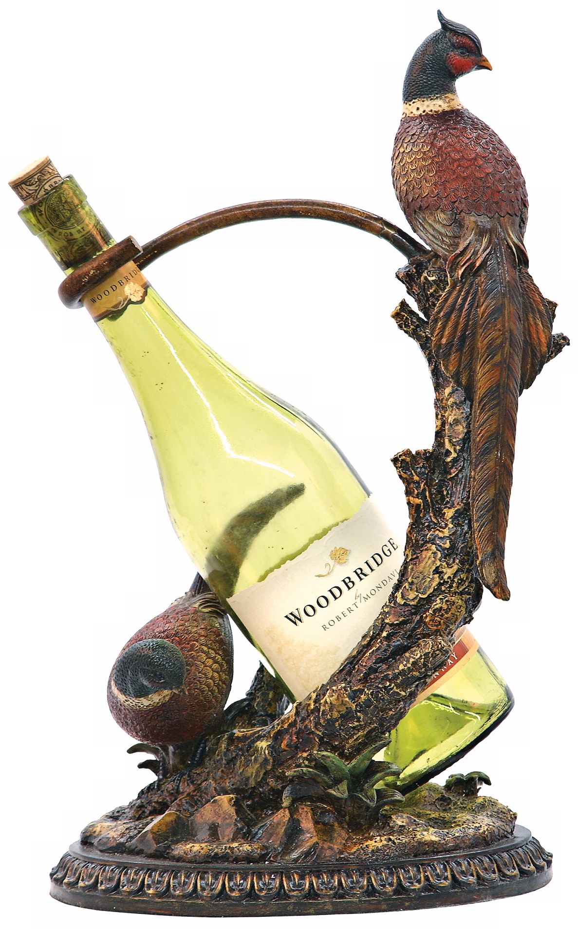 Autumn Pheasant Wine Holder