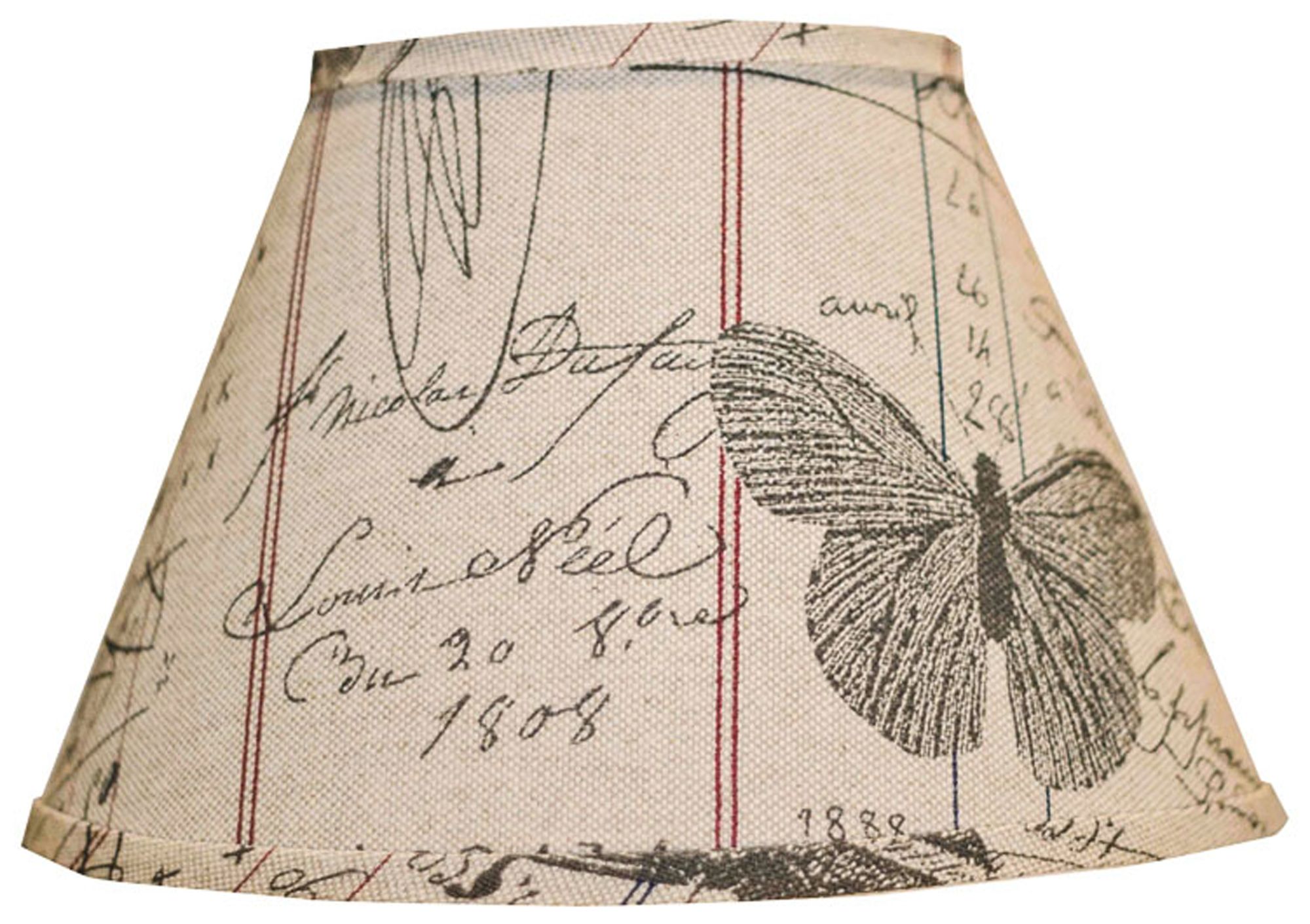 Antique Ledger Fossil Empire Lamp Shade 8x14x10.25 (Spider)