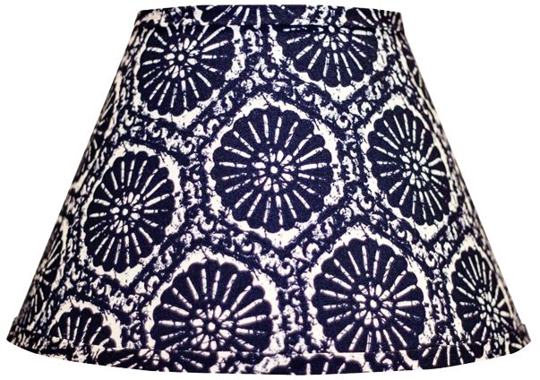 Indigo Graphic Empire Lamp Shade 9x16x12 (Spider)