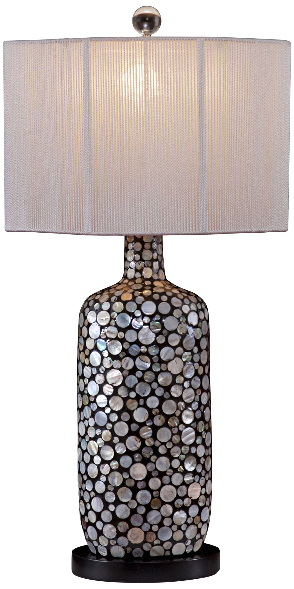 Stardust Black Lacquer Table Lamp