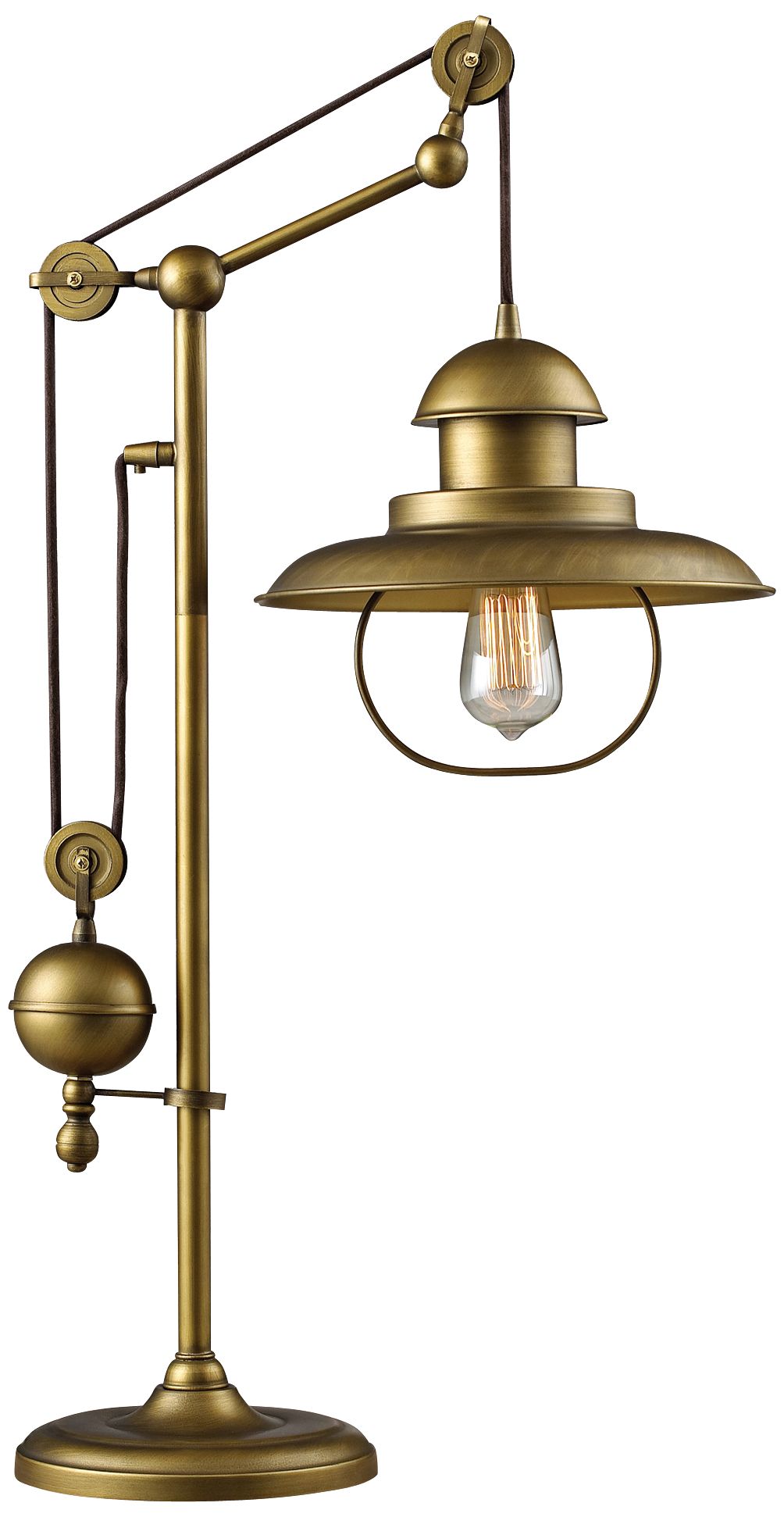 Dimond Farmhouse Antique Brass Table Lamp