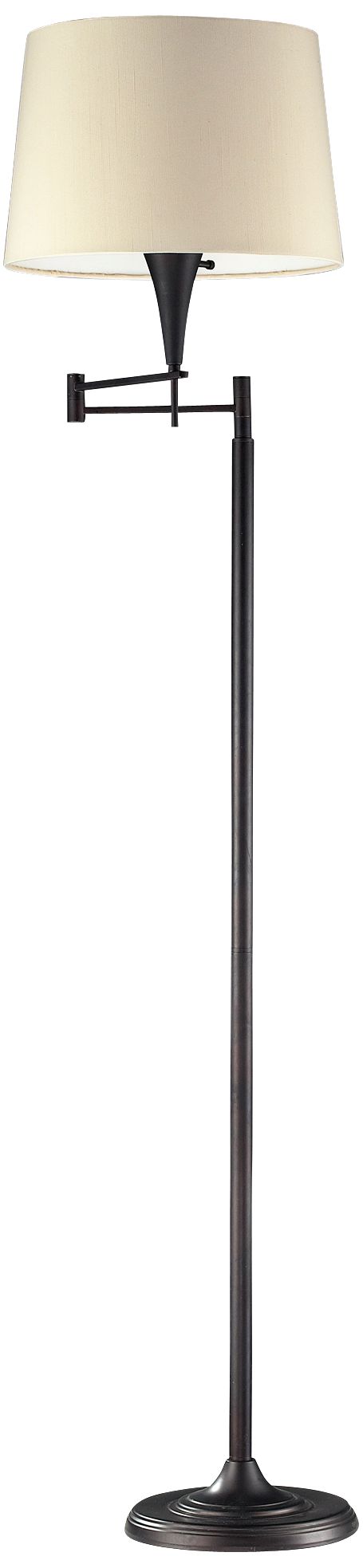 Dimond Cabaret Aged Bronze Swing Arm Floor Lamp