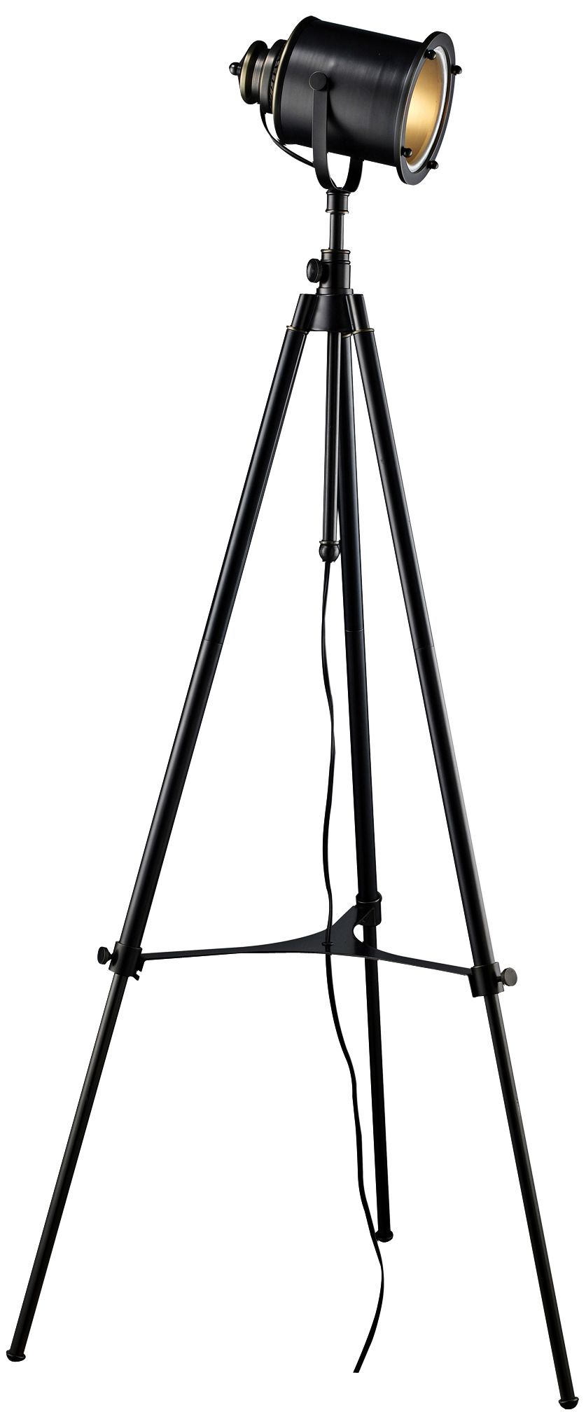 Dimond Ethan Restoration Black Director's Floor Lamp