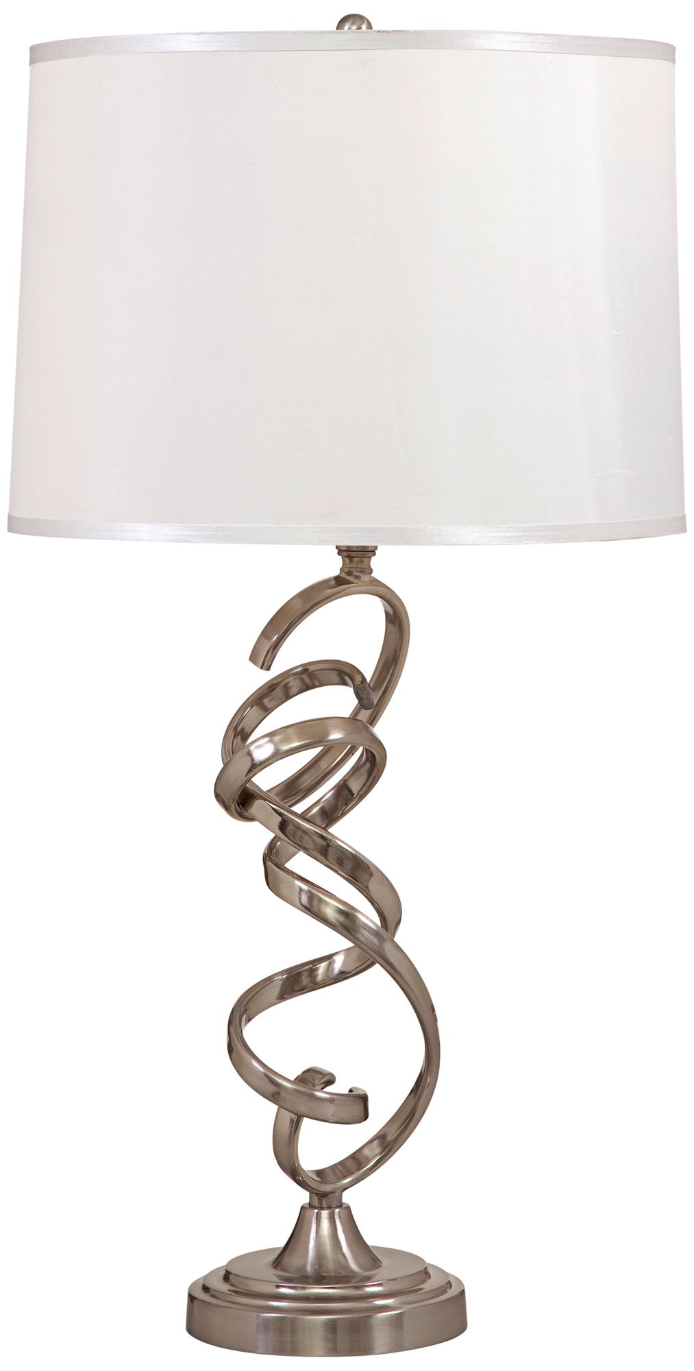 Pirouette Polished Chrome Table Lamp