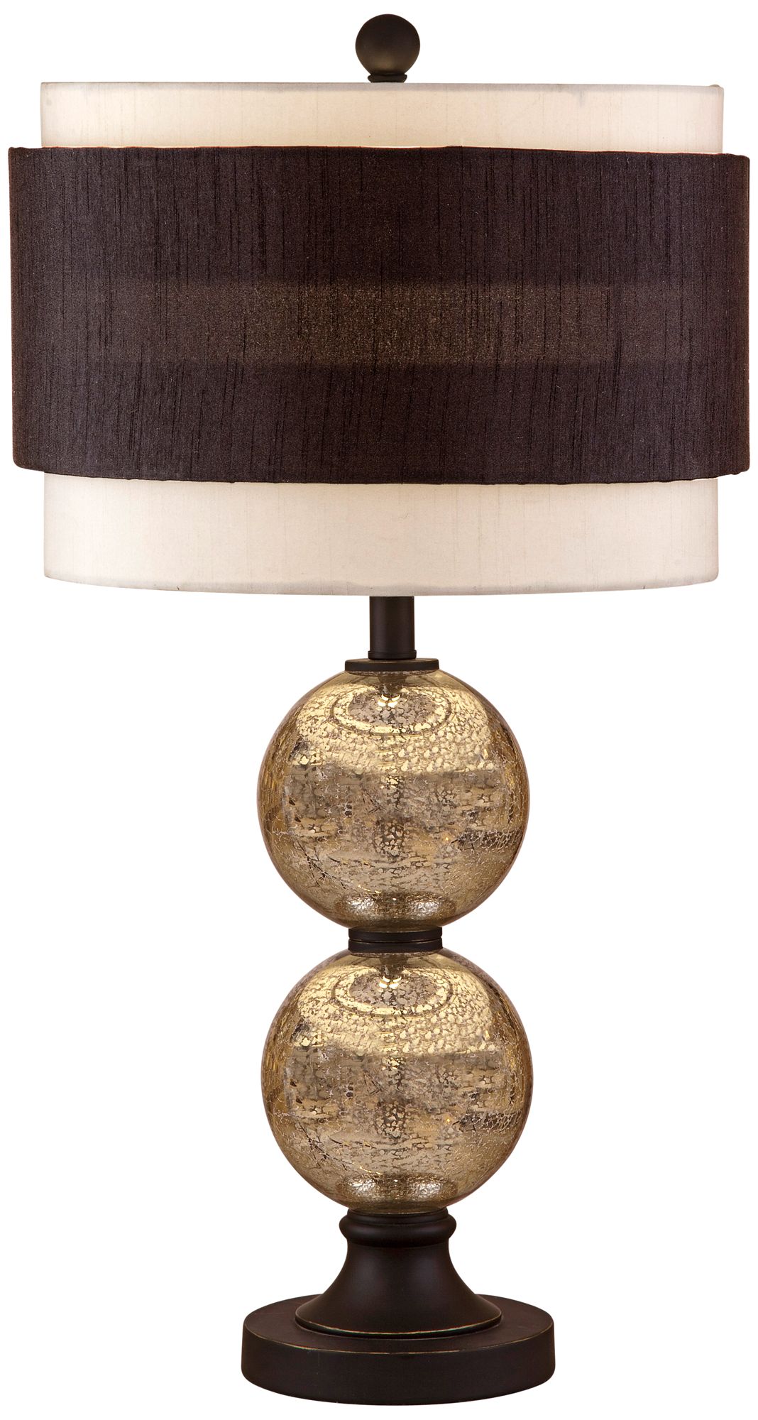 Salzburg Mercury Glass and Bronze Table Lamp
