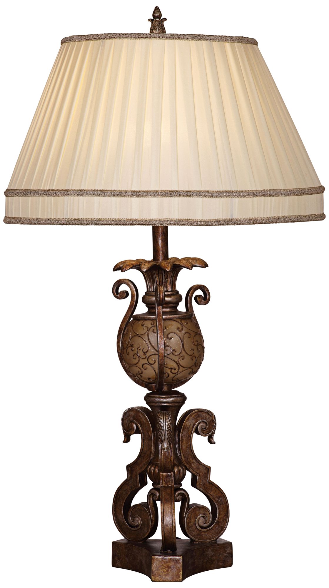 Vanessa Bronzegold Table Lamp