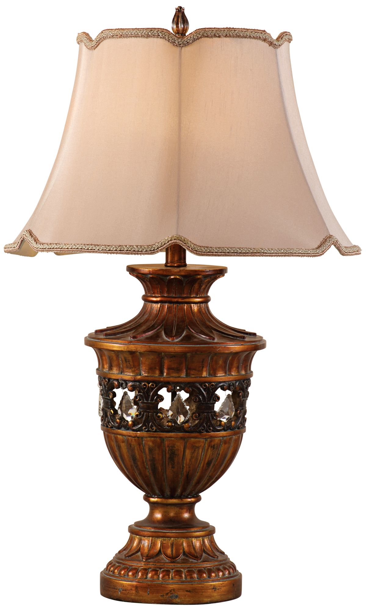 Mardigras Antique Gold Table Lamp