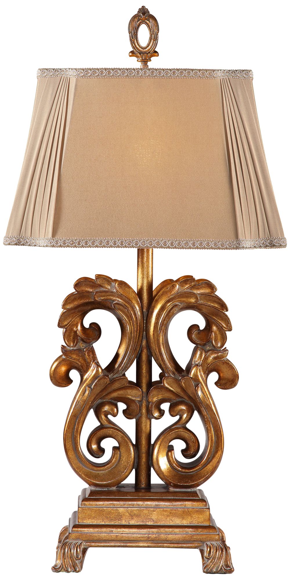 Edwina Antique Gold Table Lamp