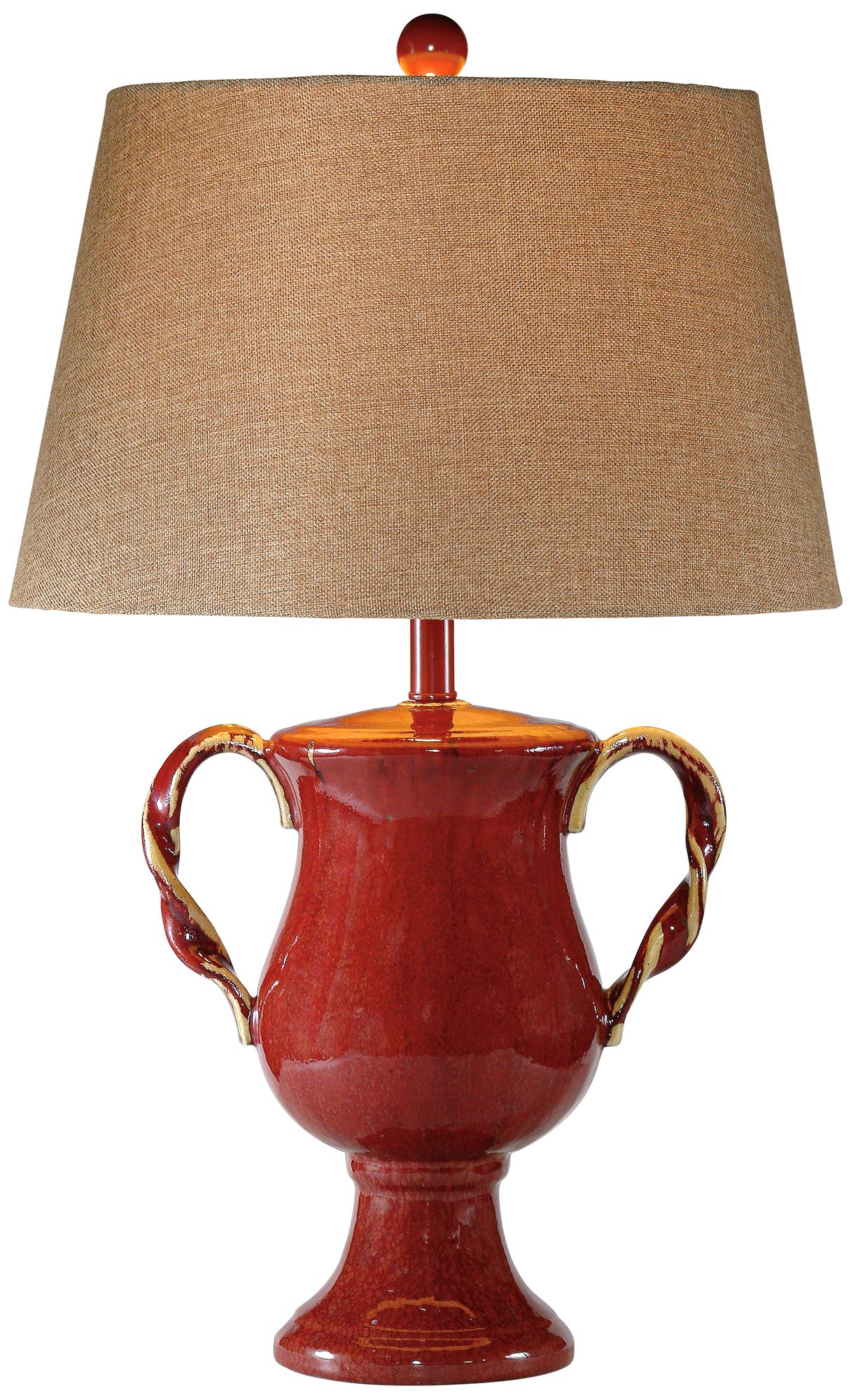 Carrington Wine Ceramic Table Lamp