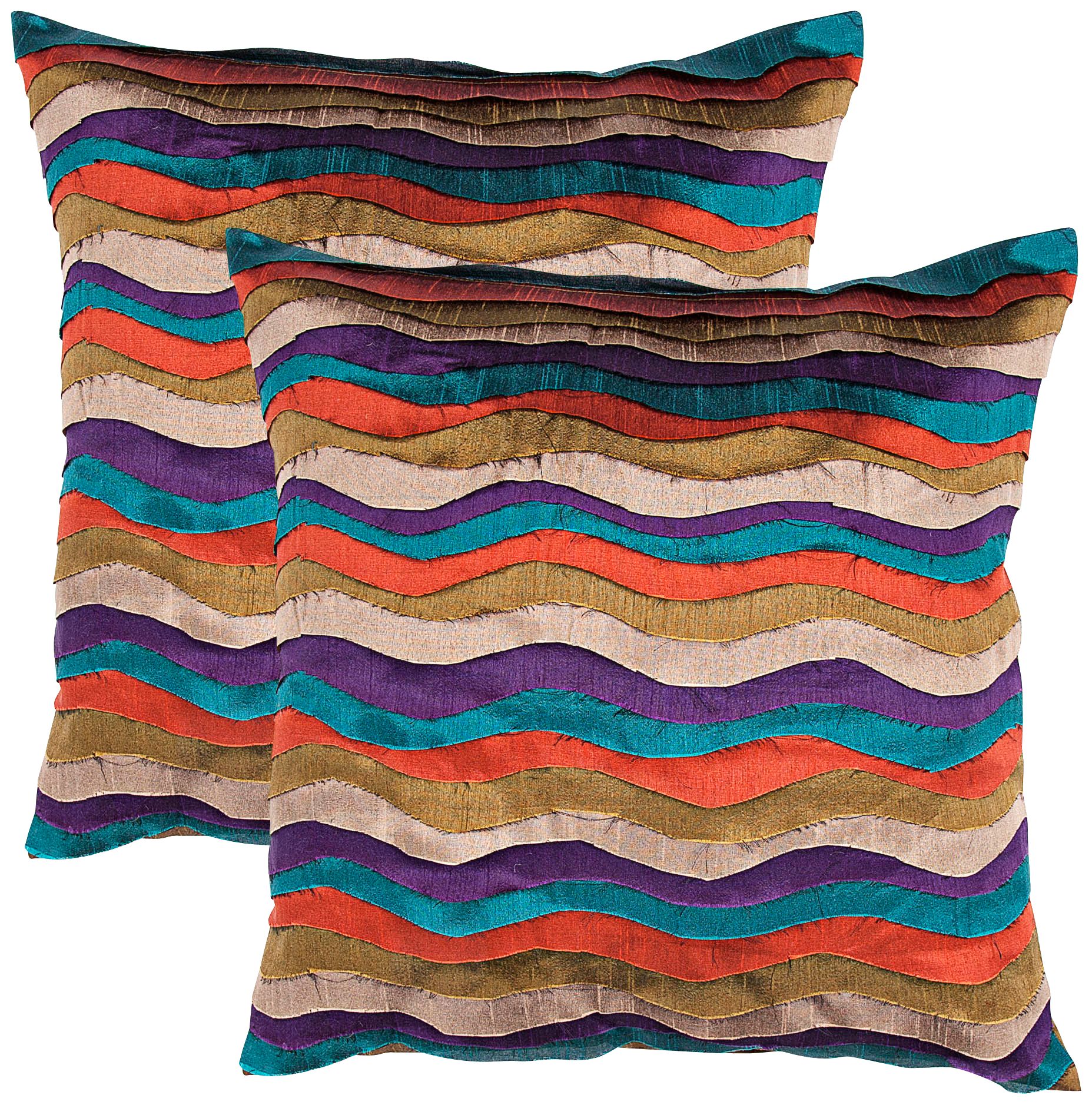 Textural Multi 18" Square Throw Pillow