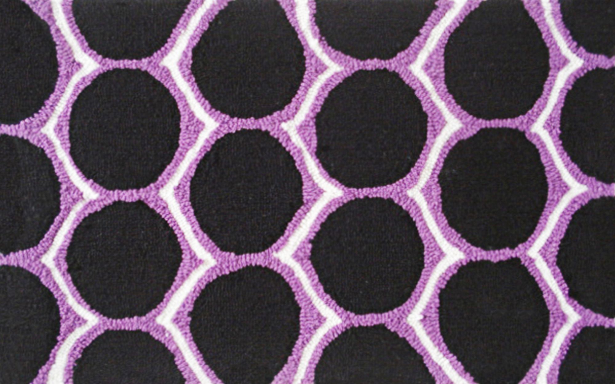 Dotted Purple Indoor Only Doormat