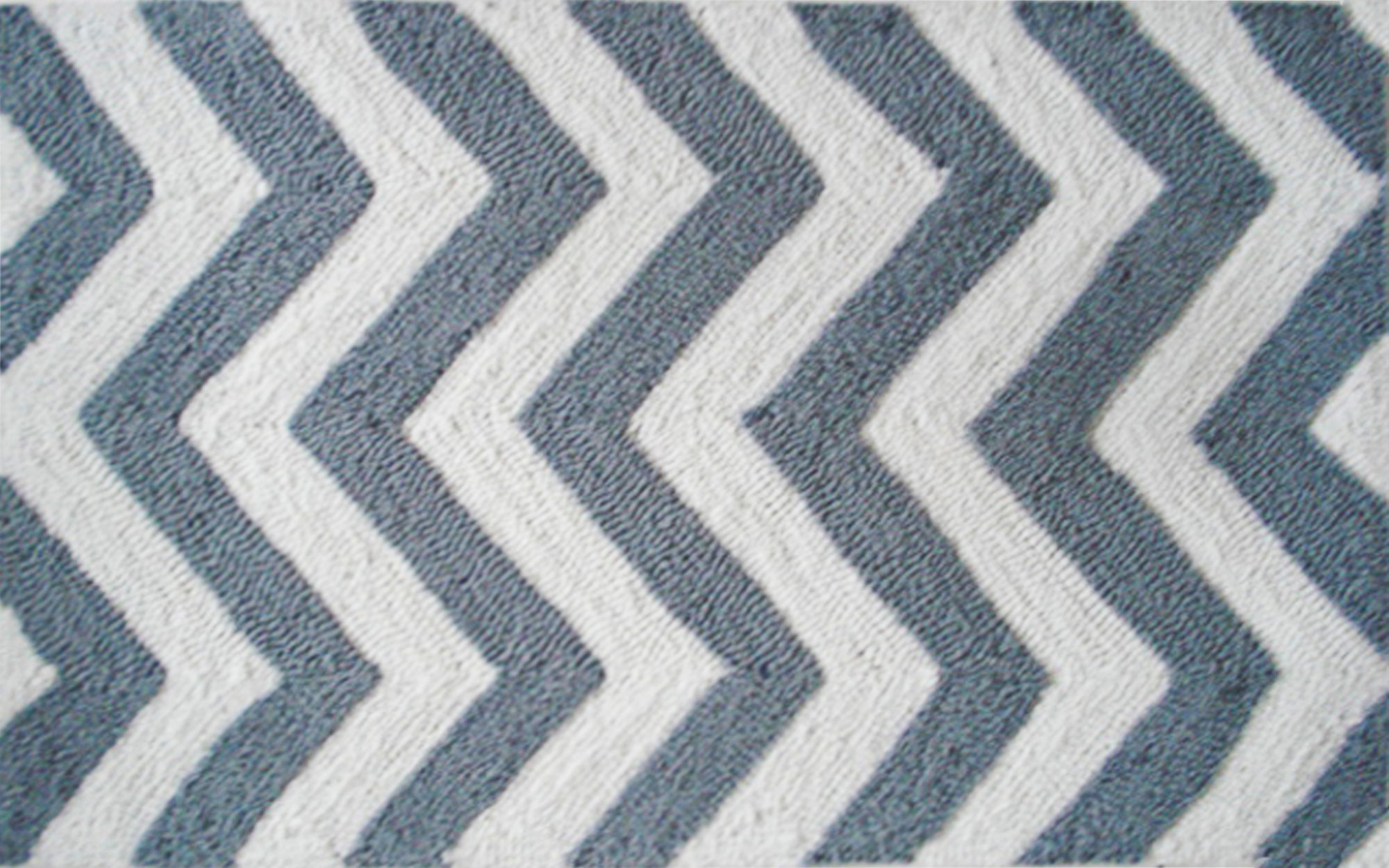 Chevron Grey Indoor Only Doormat