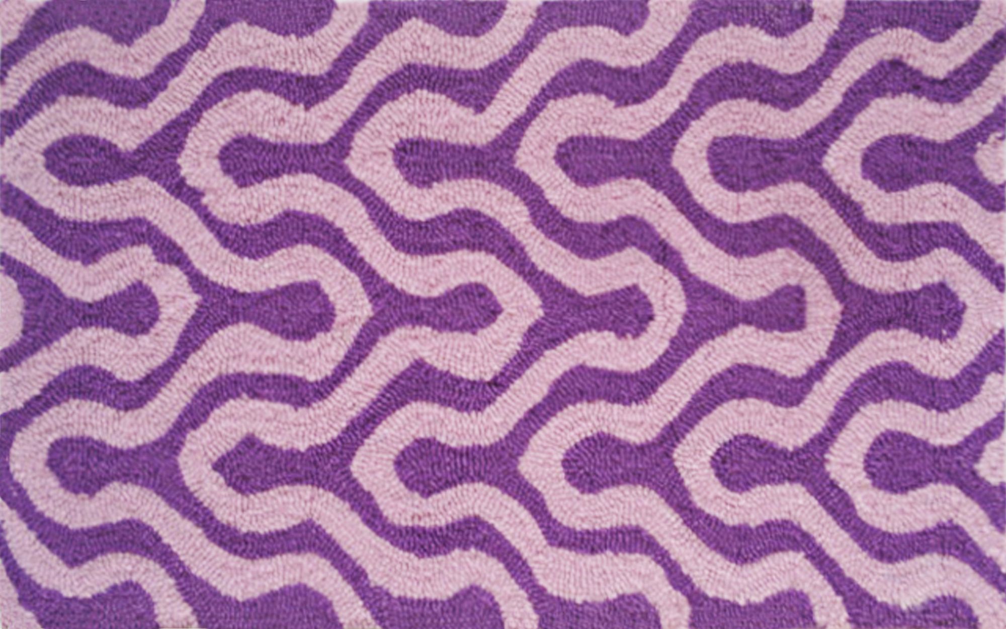 Jagged Plum Indoor Only Doormat