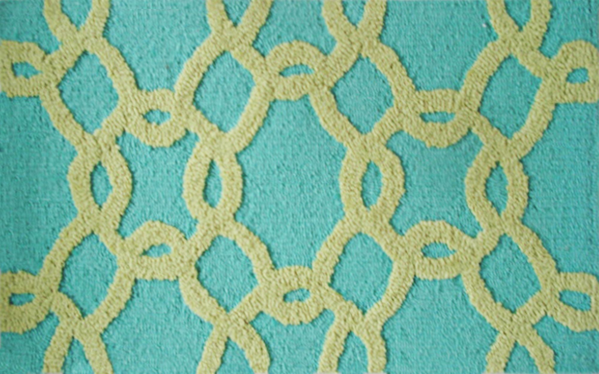 Links Yellow Indoor Only Doormat