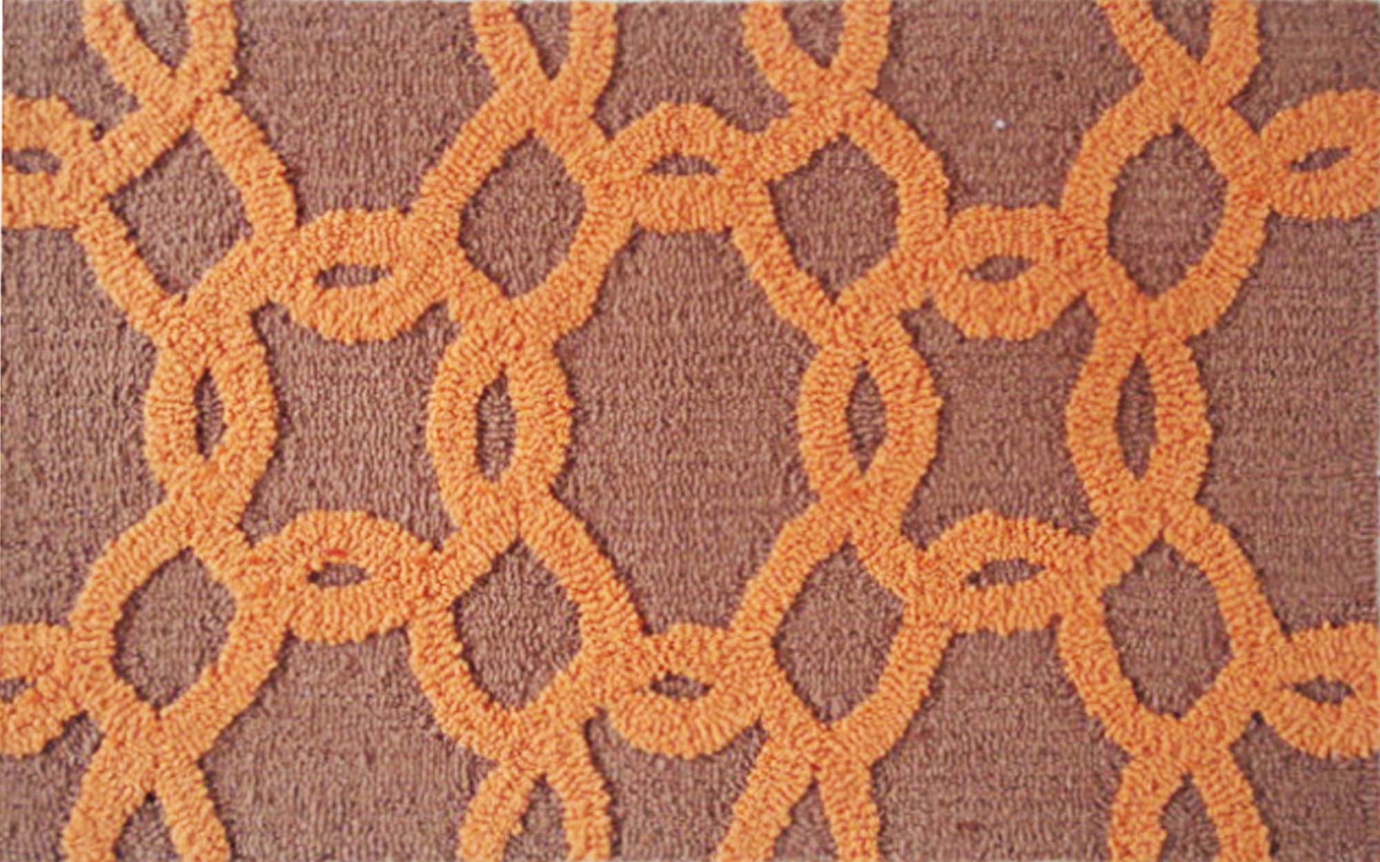 Links Orange Indoor Only Doormat