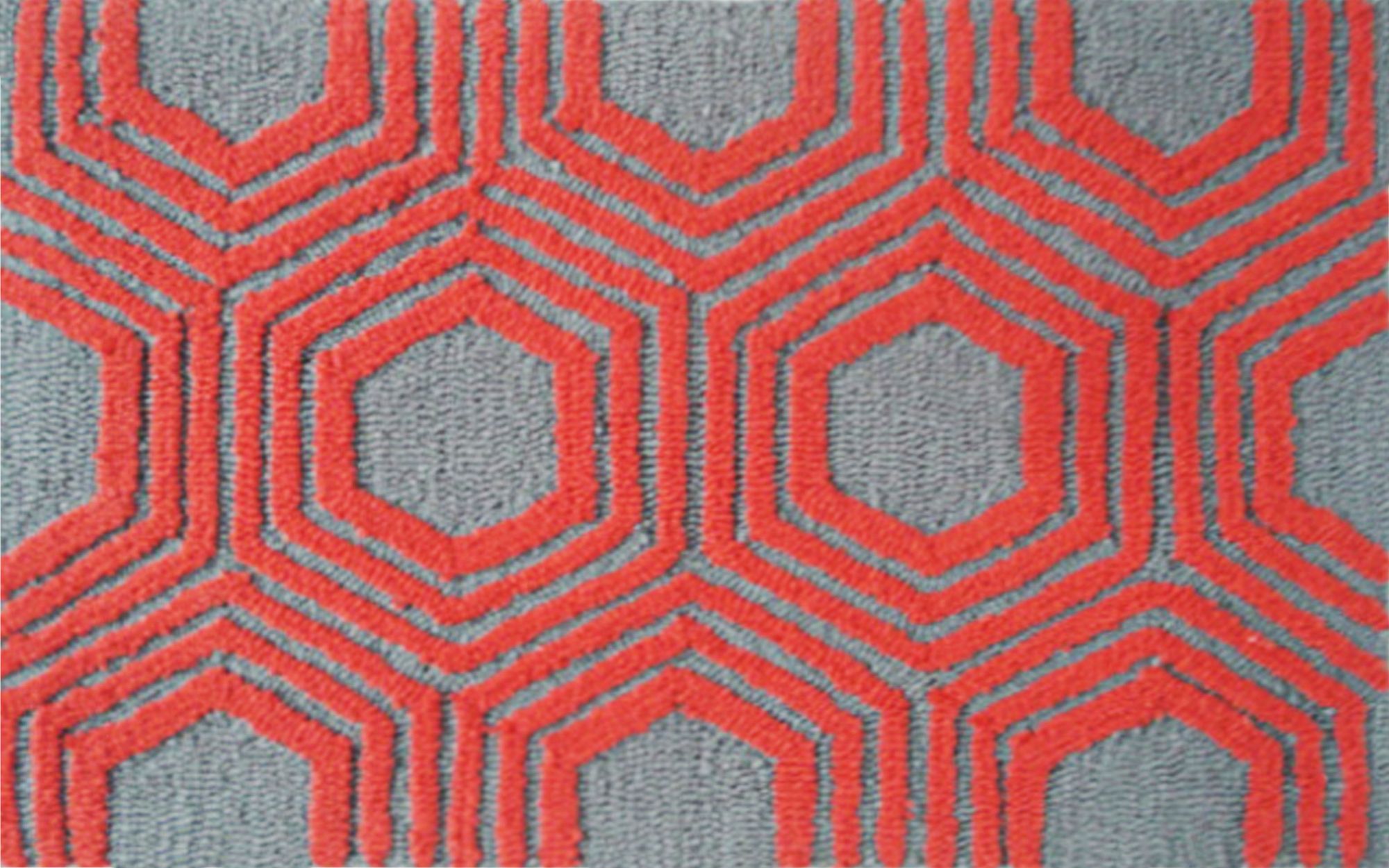Octagon Red Indoor Only Doormat