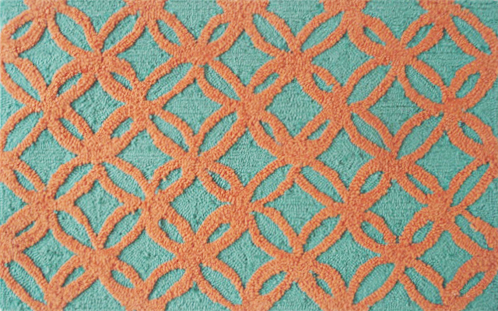 Sparkles Orange Indoor Only Doormat