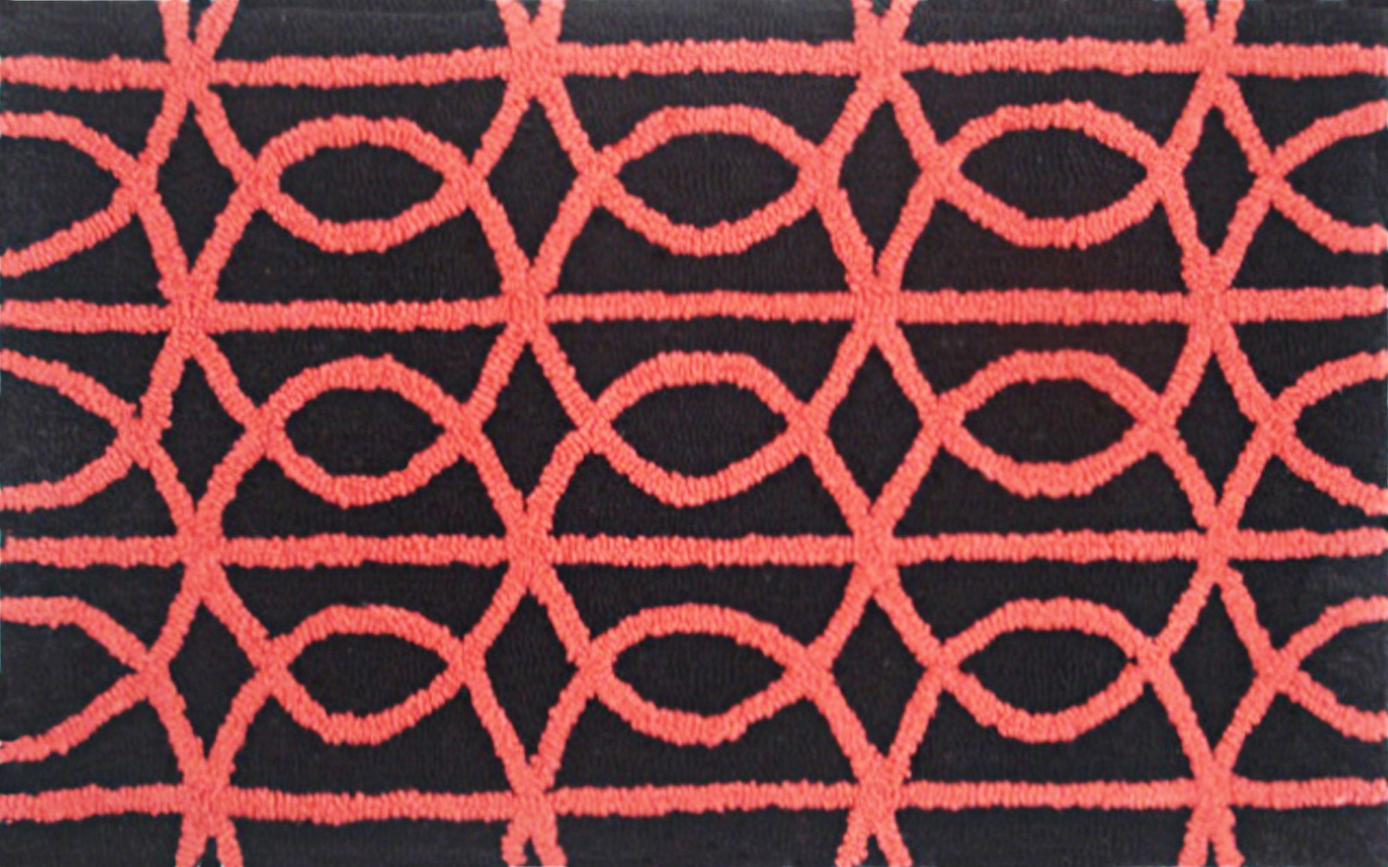 Symmetric Red Indoor Only Doormat
