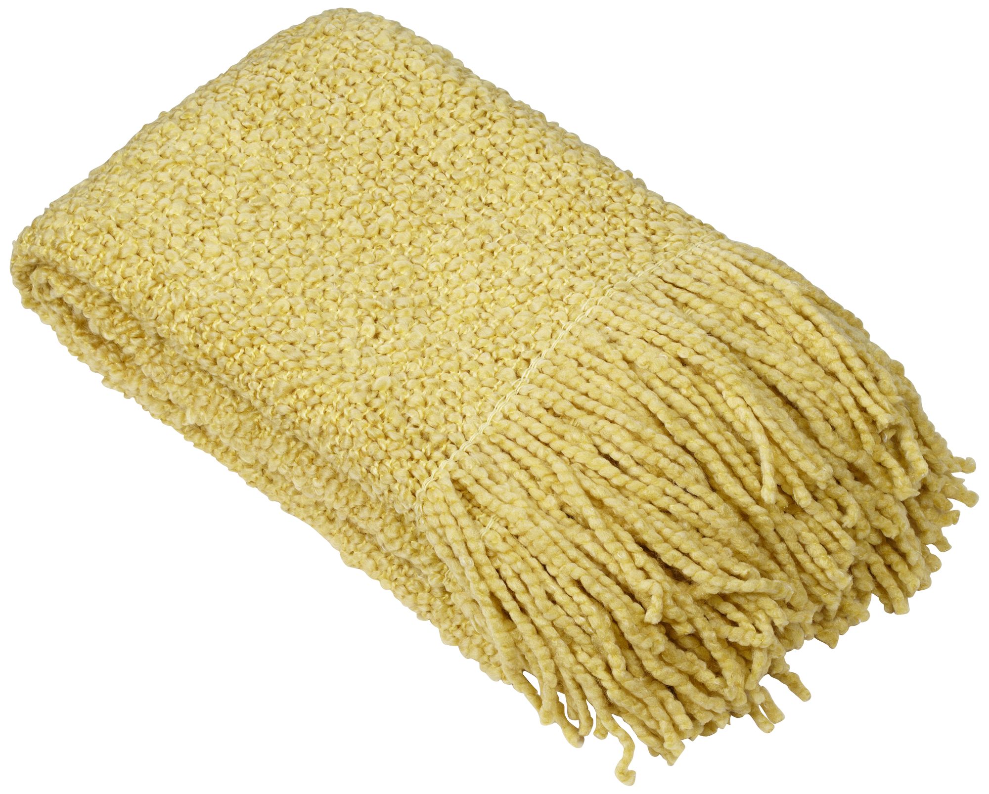 Camelot Collection Banana Yellow Decorative Throw