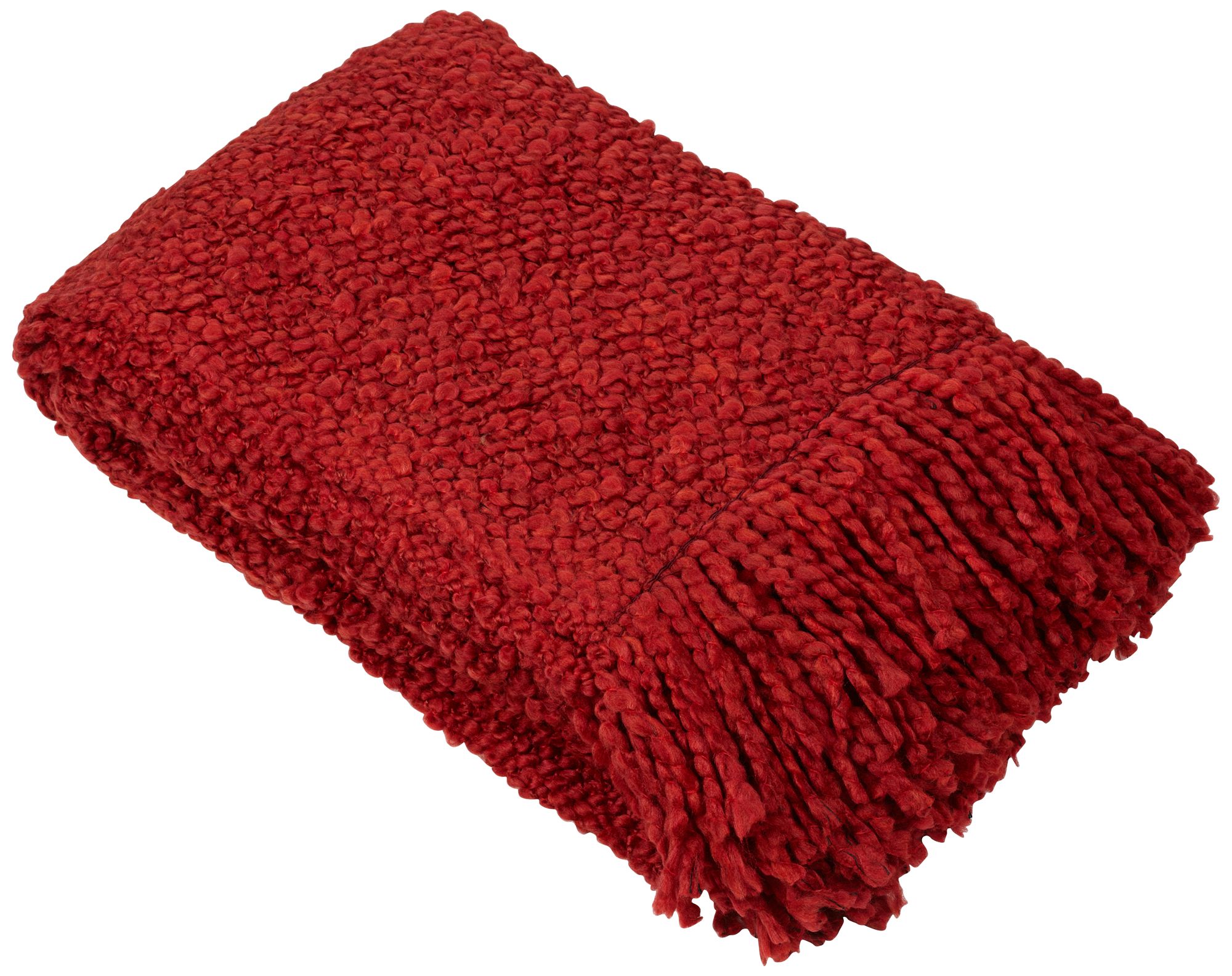 Camelot Collection Red Decorative Throw