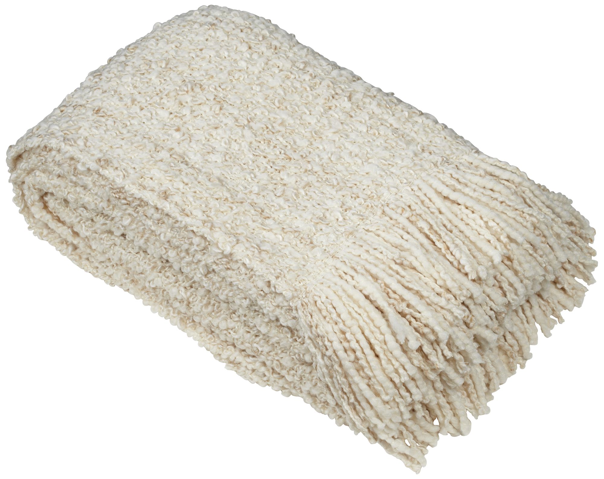 Canyon Collection Eggshell Decorative Throw