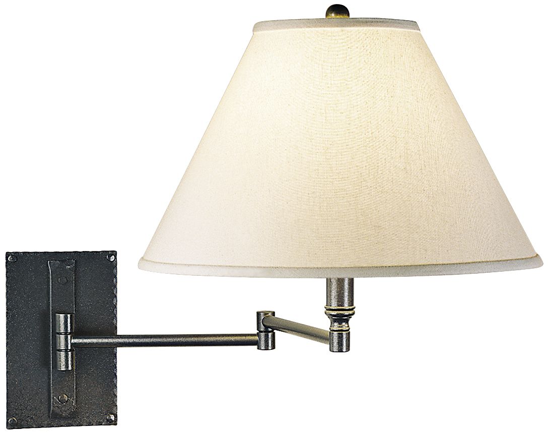 Hubbardton Forge Natural Iron Swing Arm Wall Lamp
