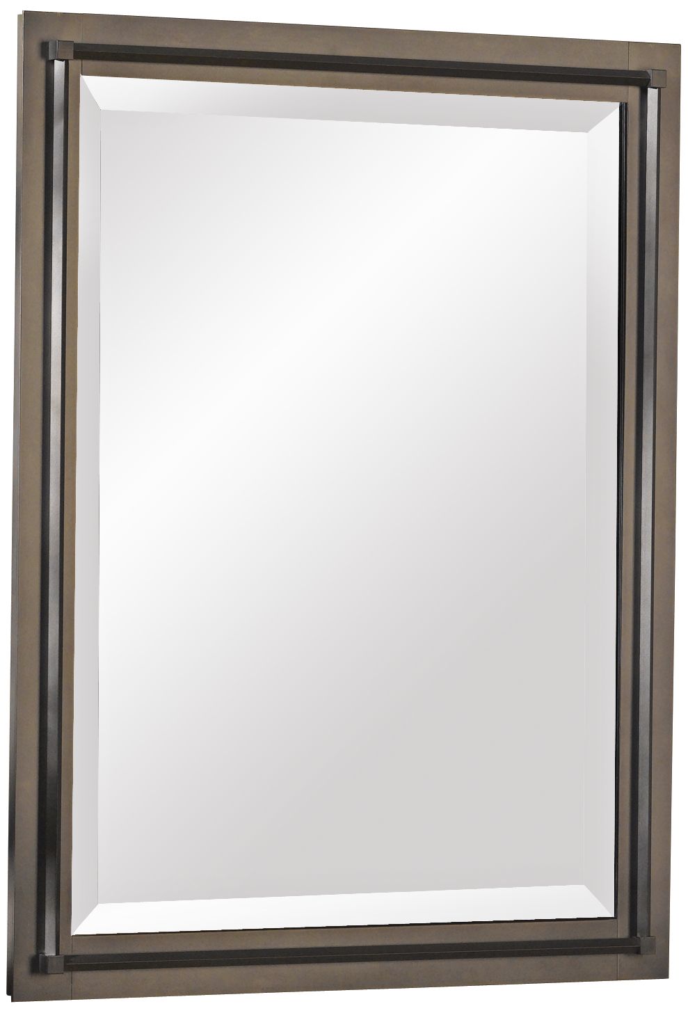 Hubbardton Forge 26 3/4" High Dark Smoke Wall Mirror
