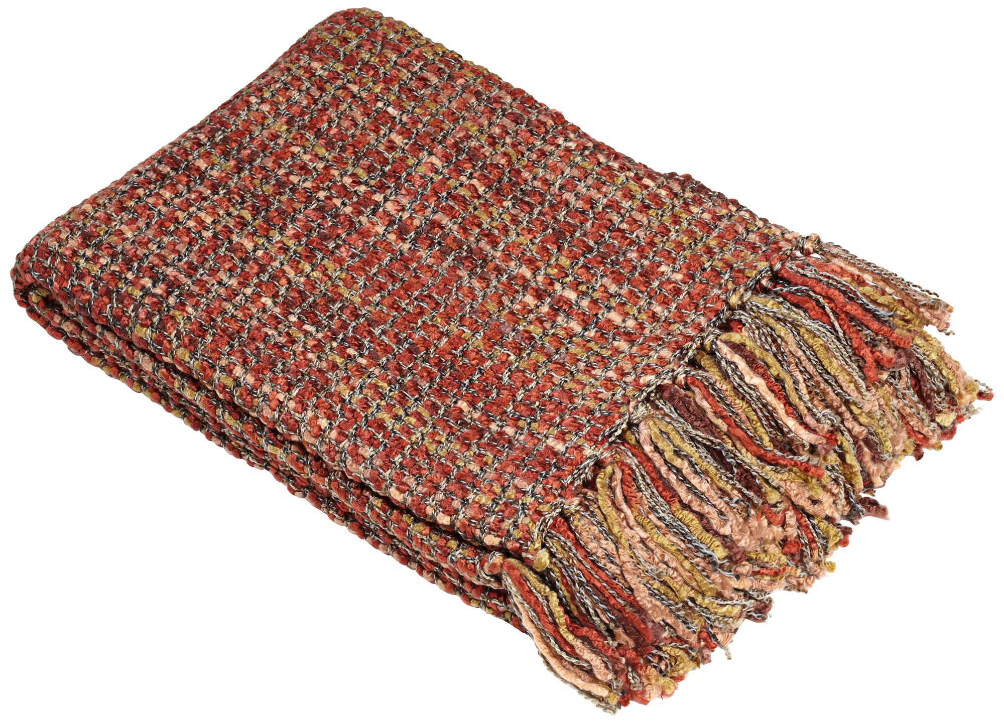 Hanover Collection Red Decorative Throw