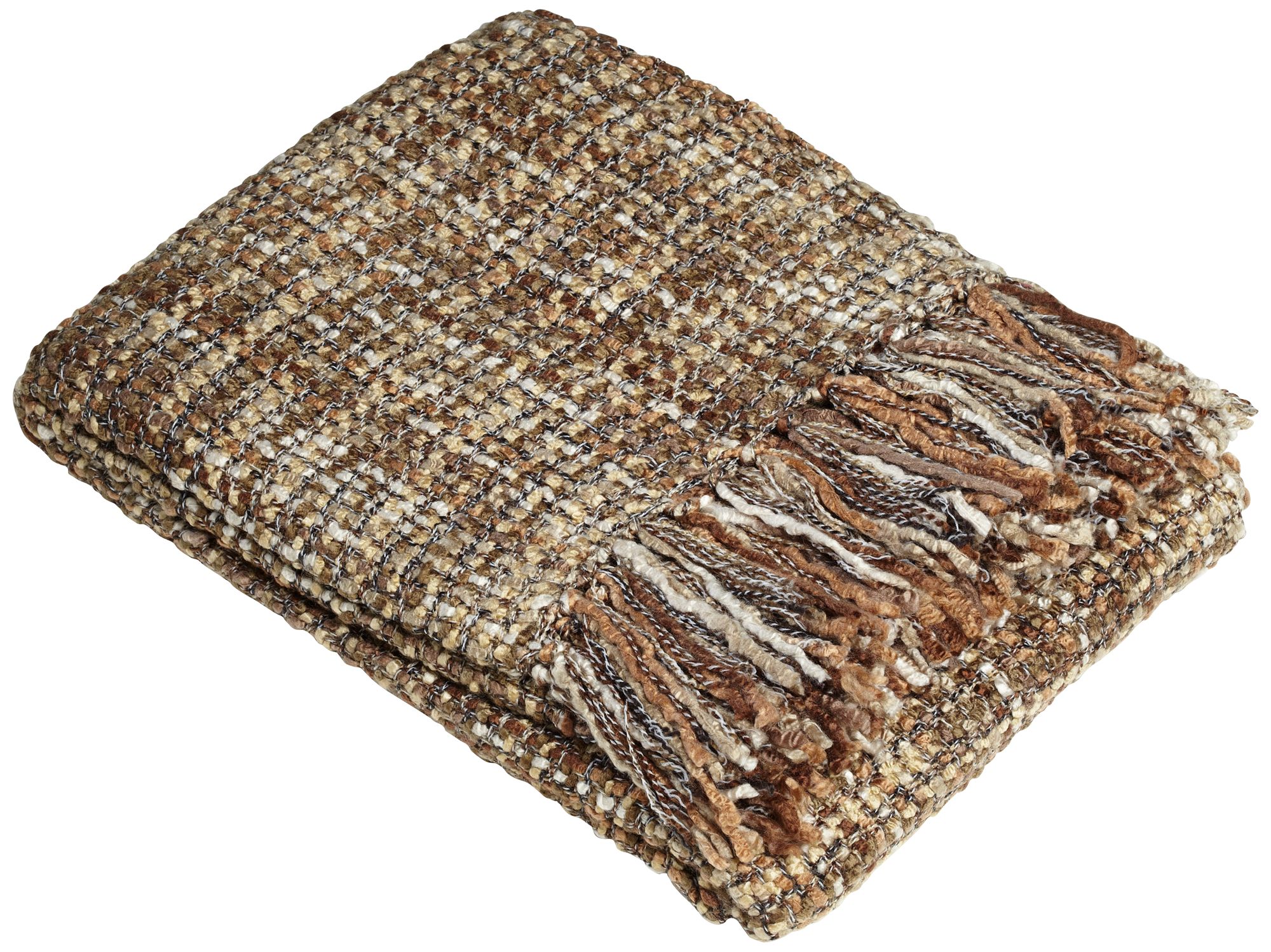 Hanover Collection Brown Decorative Throw