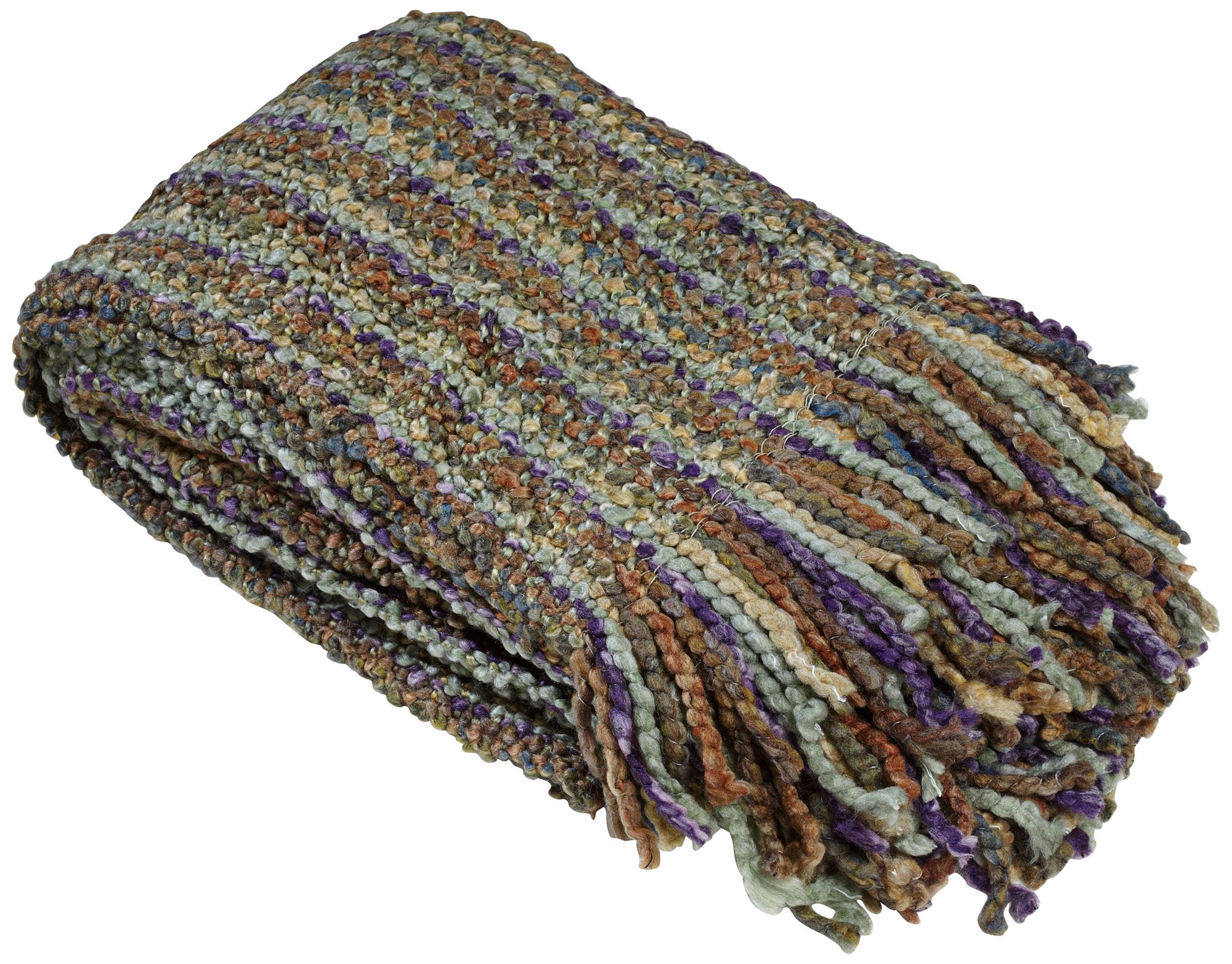 Stria Collection Heather Decorative Throw