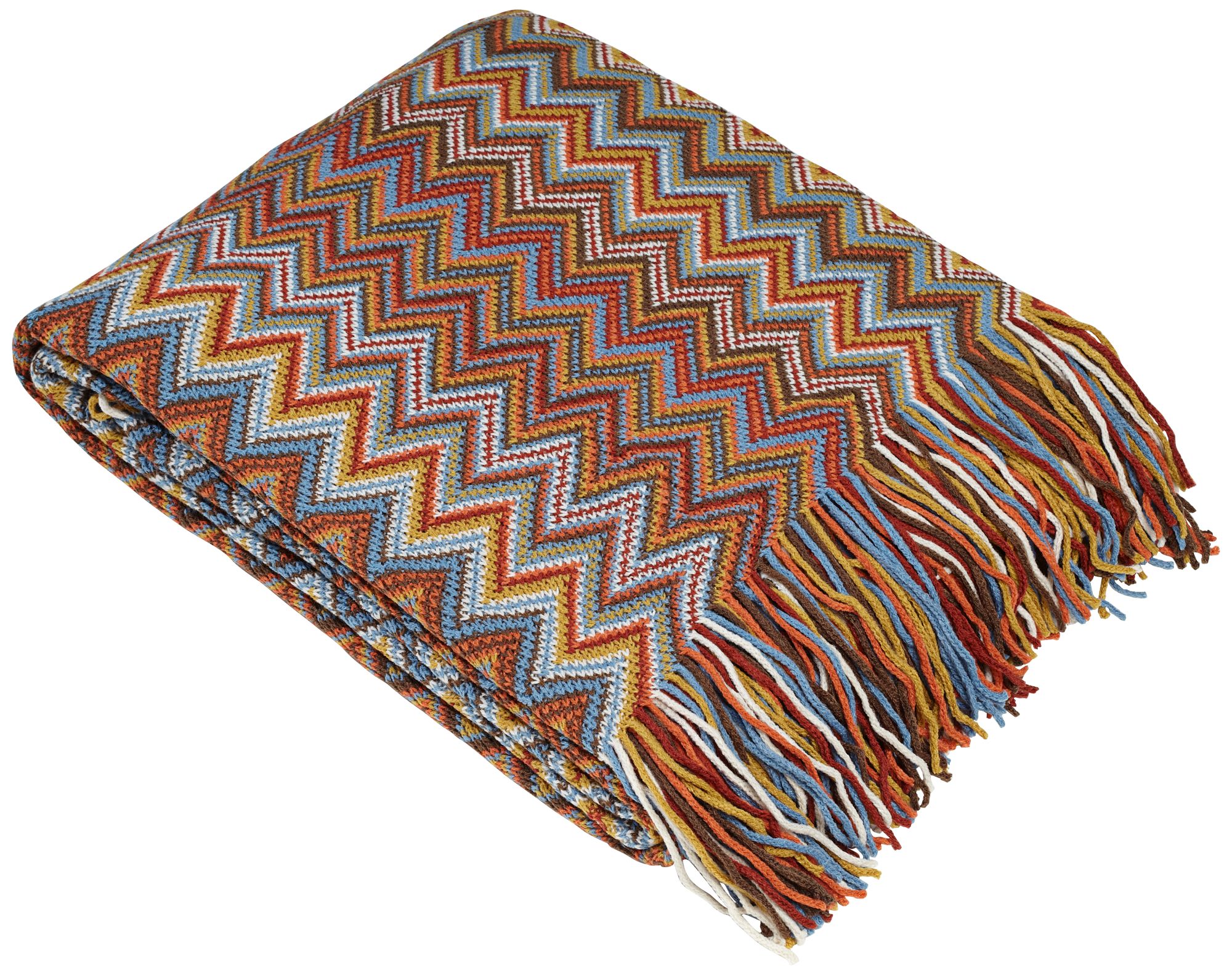 Marrakesh Collection Terracotta Decorative Throw