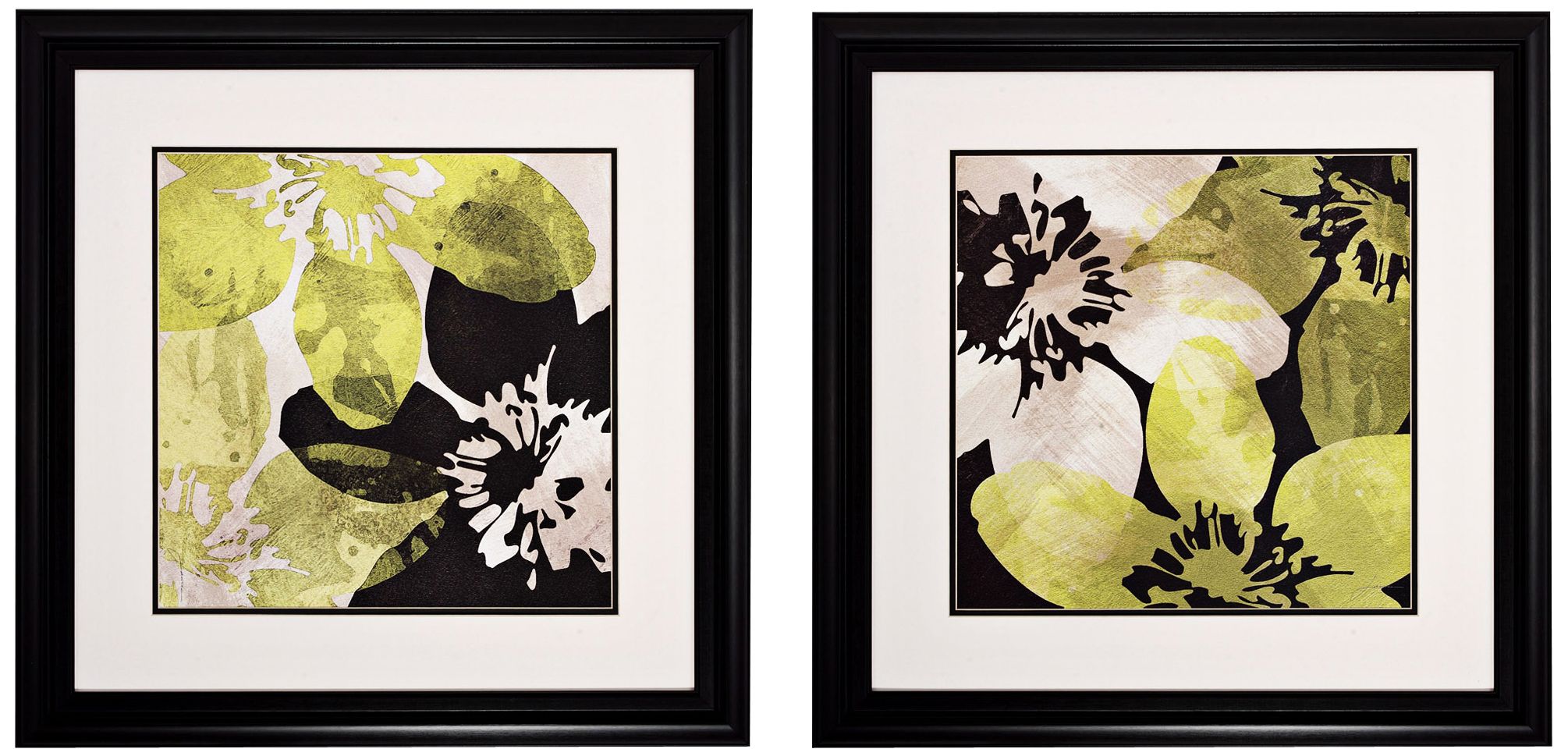 Set of 2 Blommer Tiles V/VI 26" Square Wall Art Prints