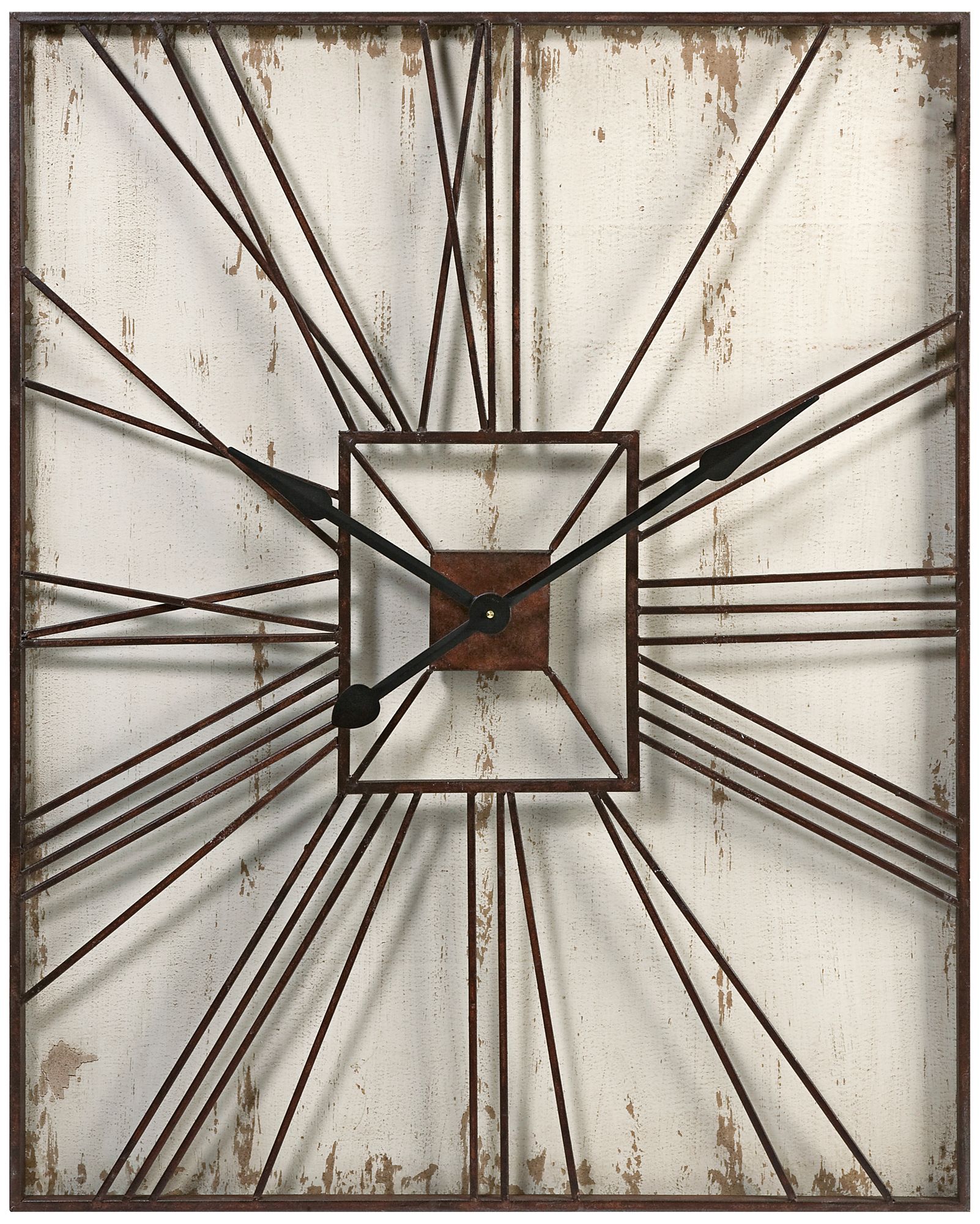 Montgomery 39 1/4" High Rectangular Wall Clock
