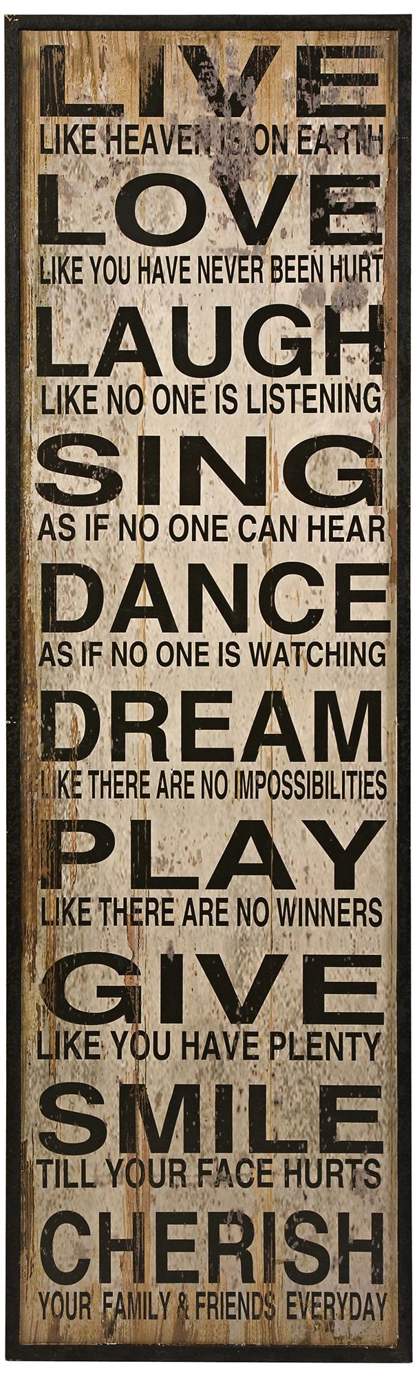 Live Love Laugh 60 3/4" Wall Art