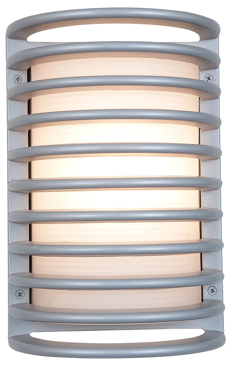 Access Poseidon Collection Satin Cage Outdoor Sconce