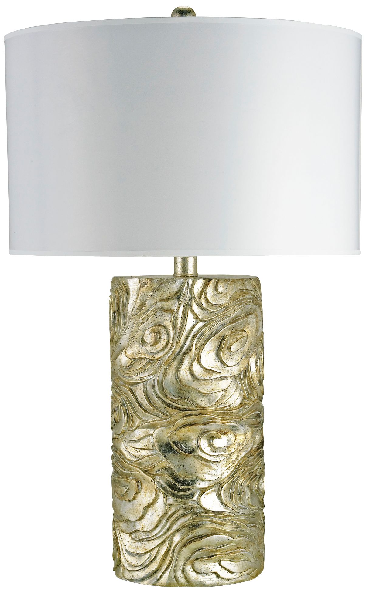 Currey And Company Grenier Silver Granello Table Lamp