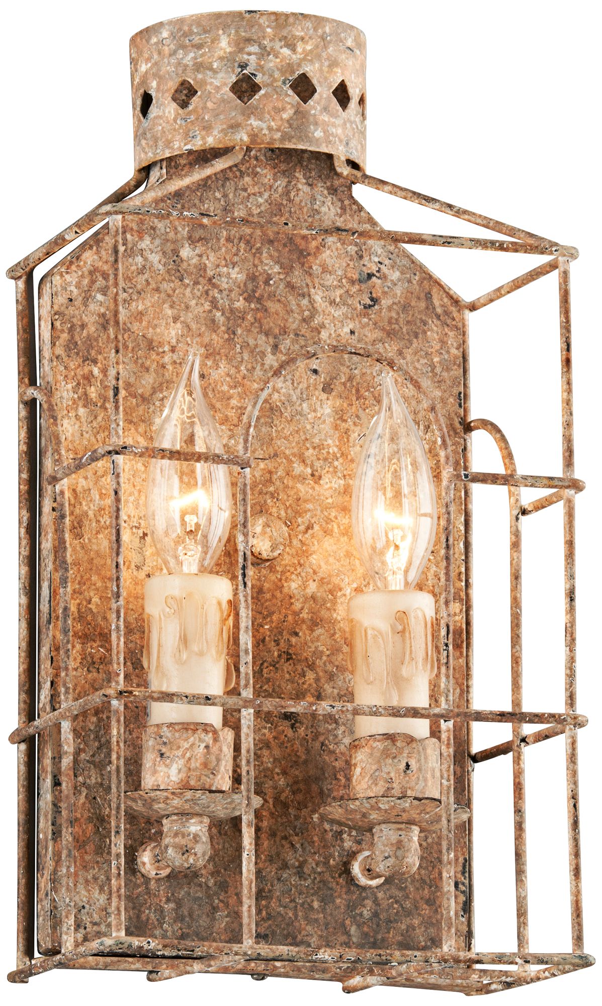 Jasper Collection 14 1/4" High Coastal Rust Wall Sconce