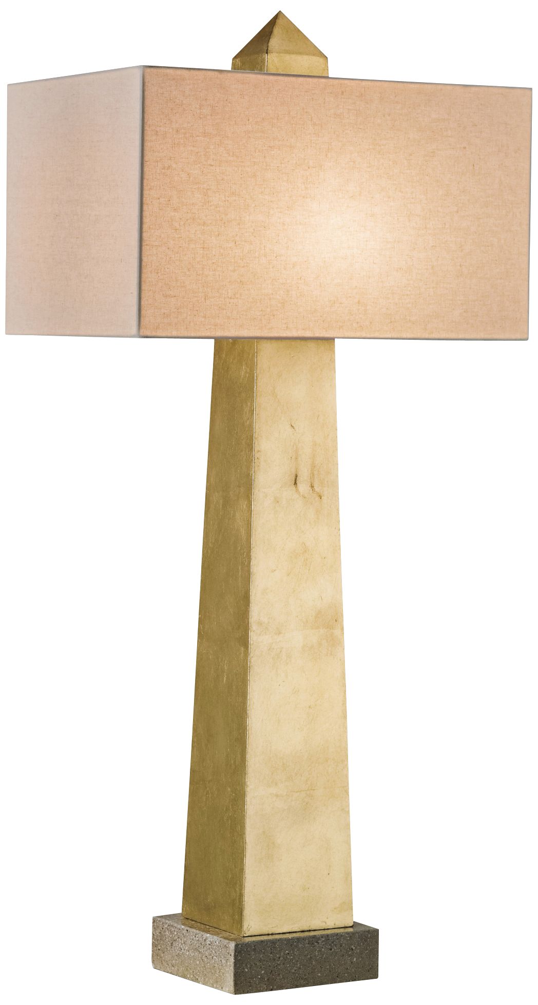 Currey And Company Odalisque Gold Leaf Table Lamp