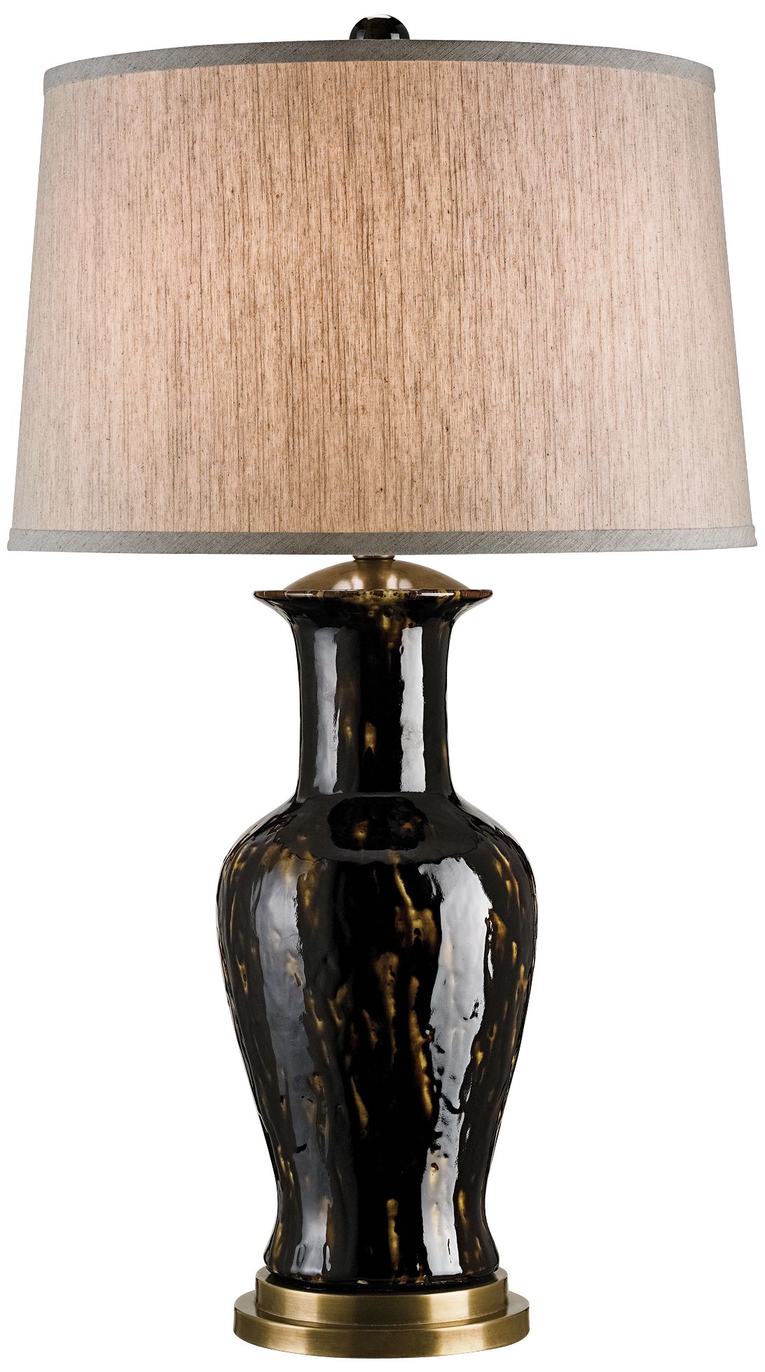 Currey And Company Schulyer Black Tortoise Table Lamp