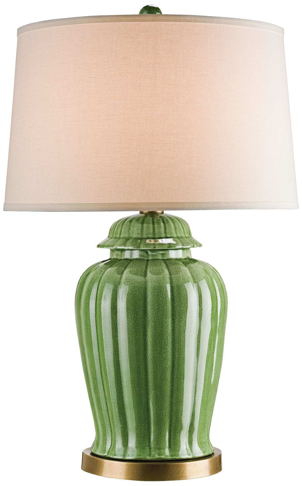 Currey And Company Glenda Emerald Crackle Table Lamp