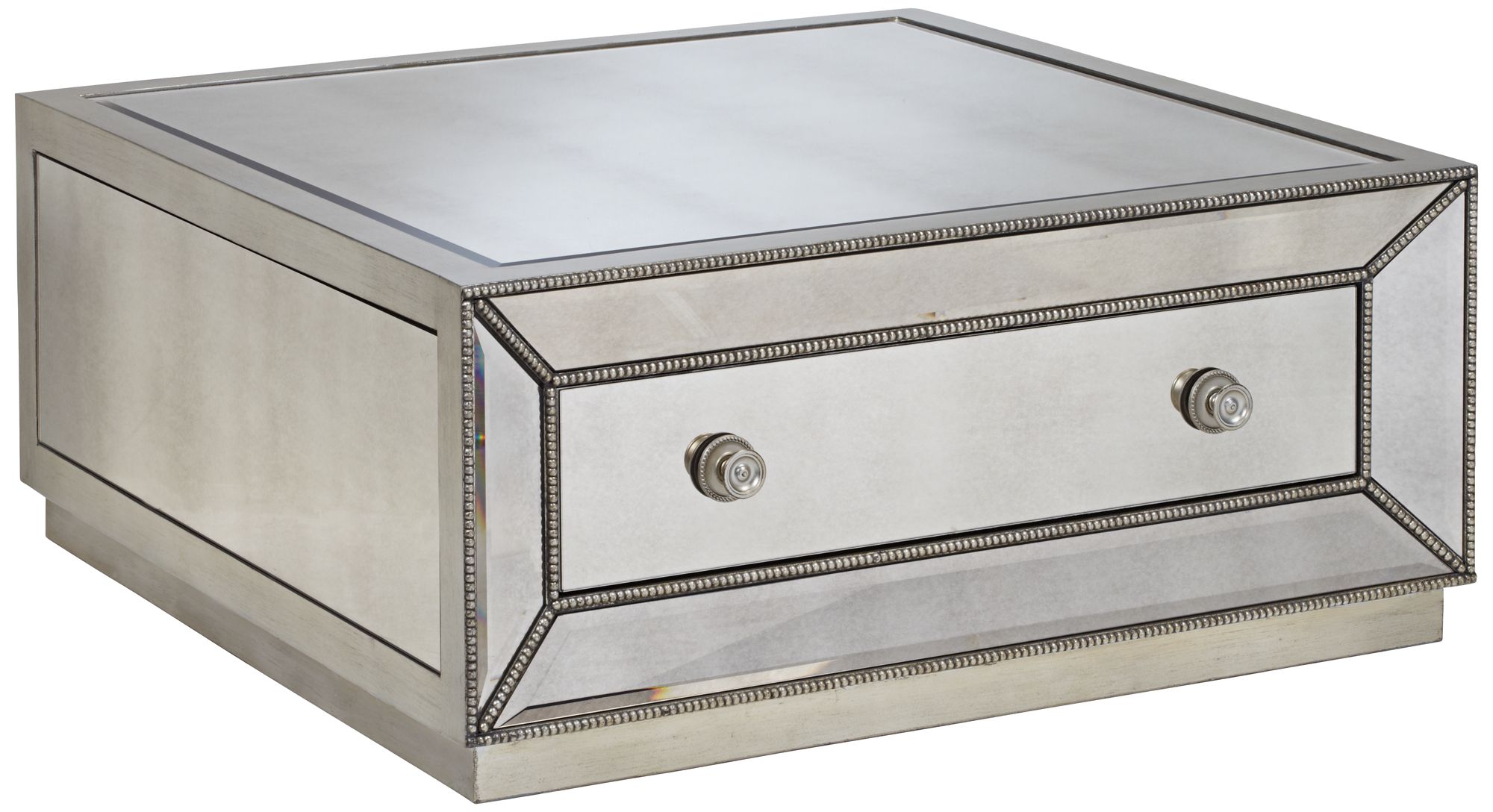 Murano Antique Mirror Cocktail Table