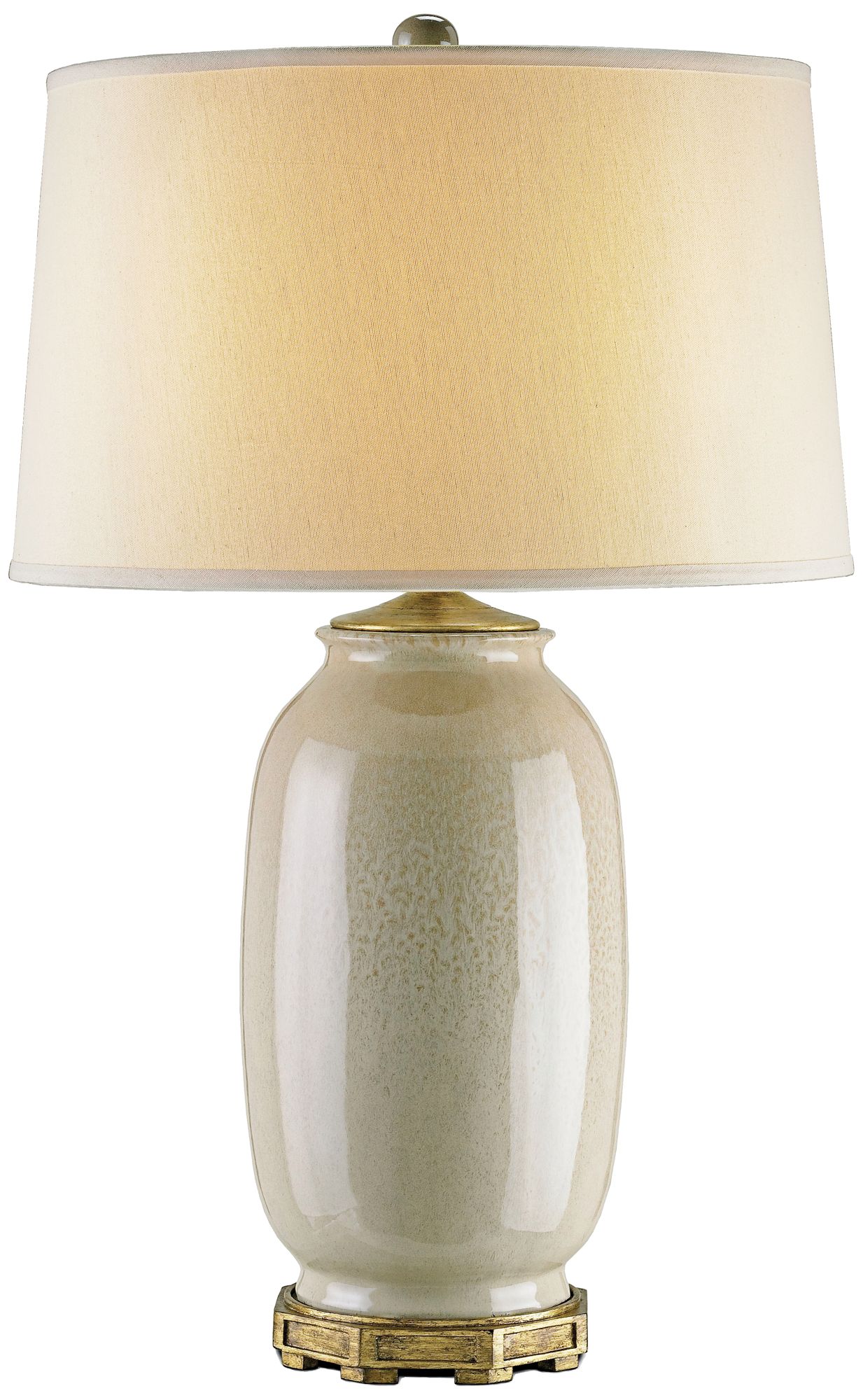 Currey And Company Myth Taupe Glaze Table Lamp