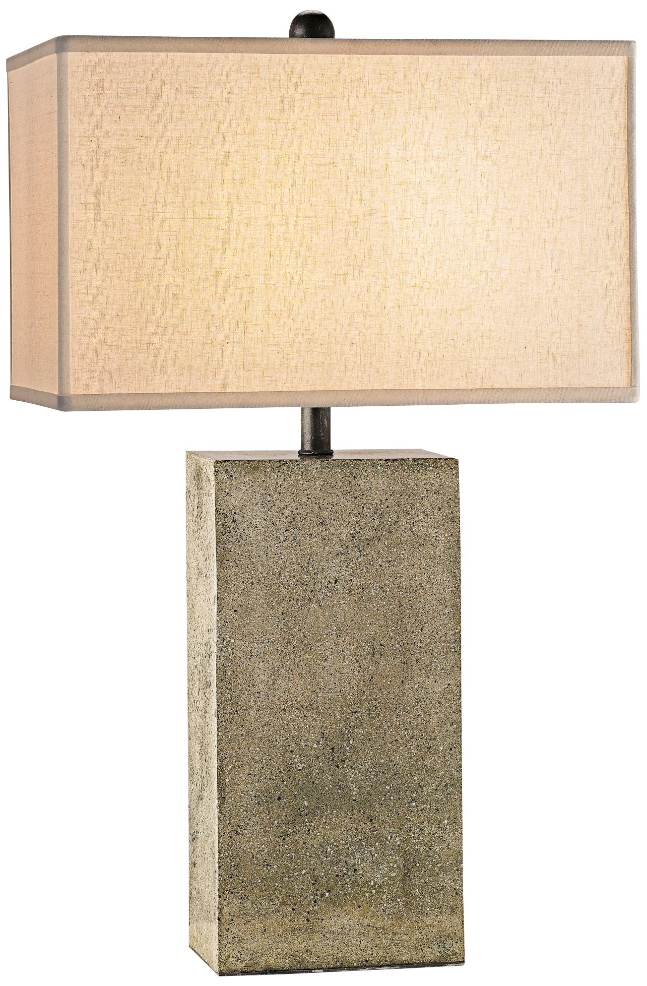 Currey And Company Symbol Polished Concrete Table Lamp