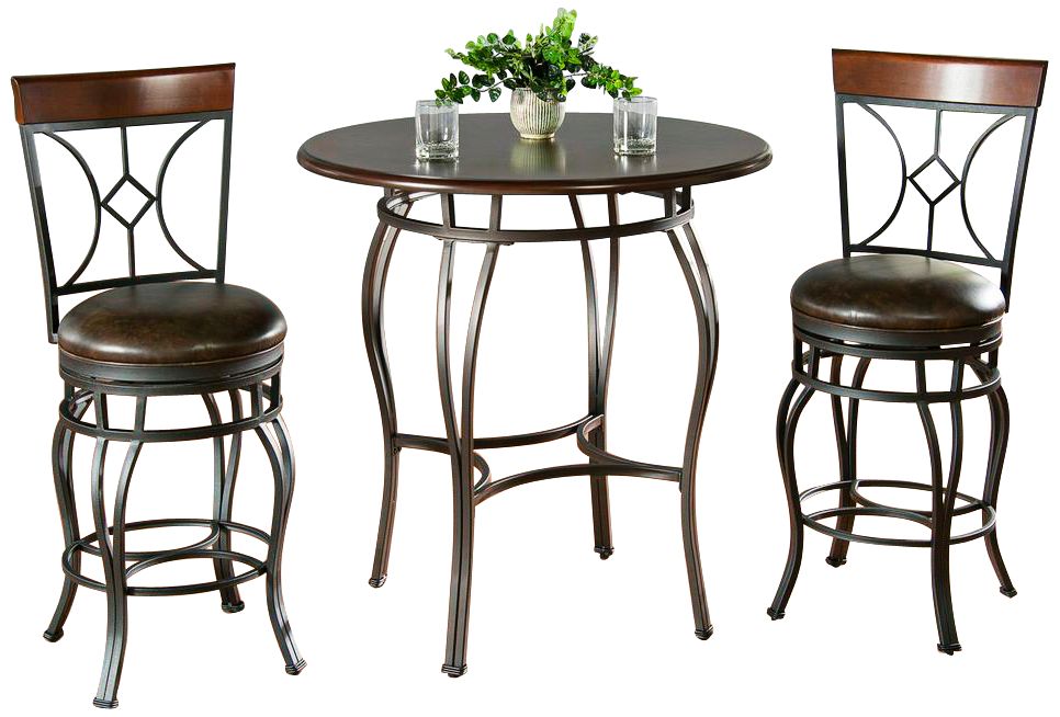 Delato Pub Table with 2 Starletta Counter Stools