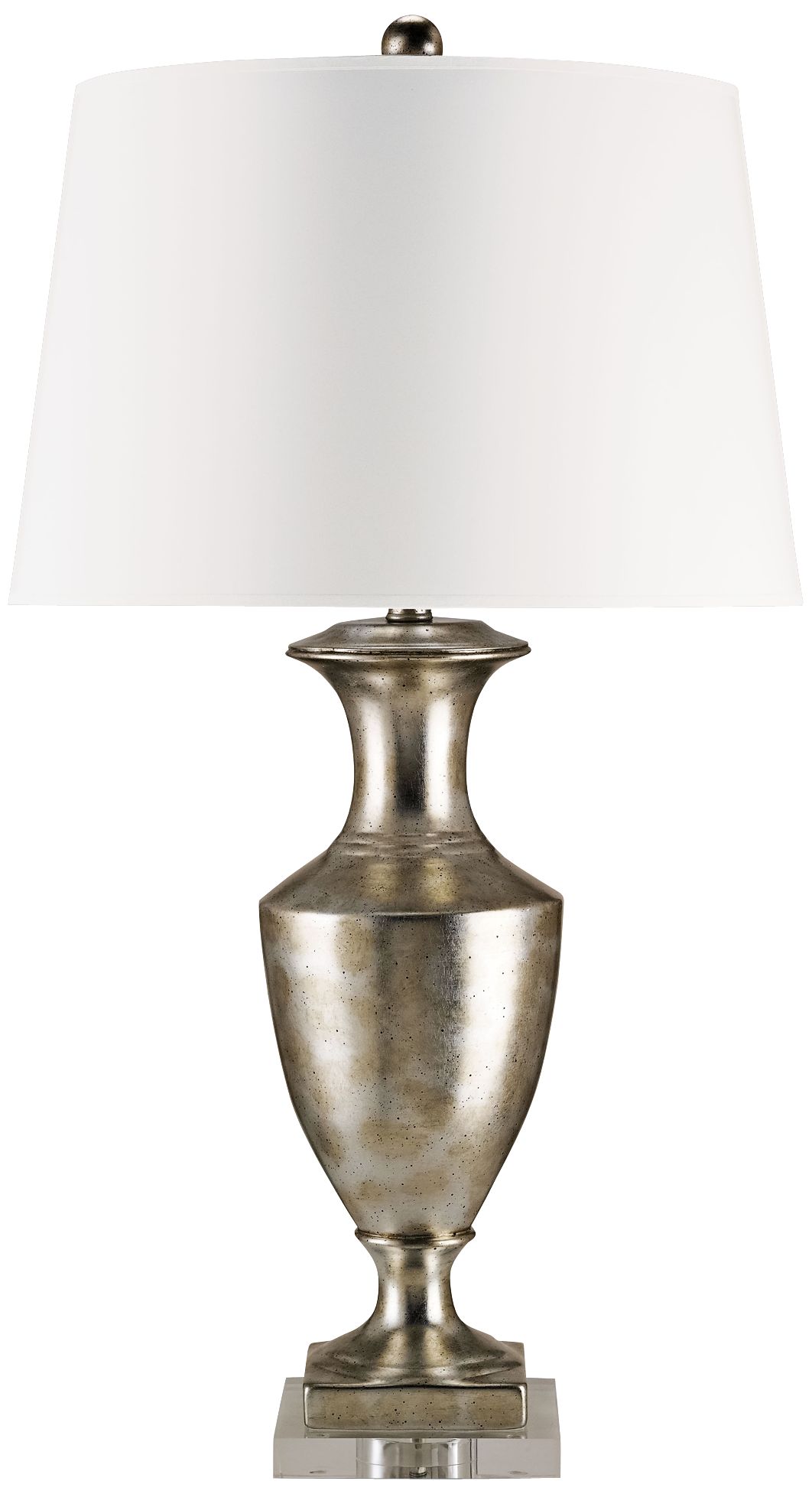 Currey And Company Gibbs Silver Granello Table Lamp