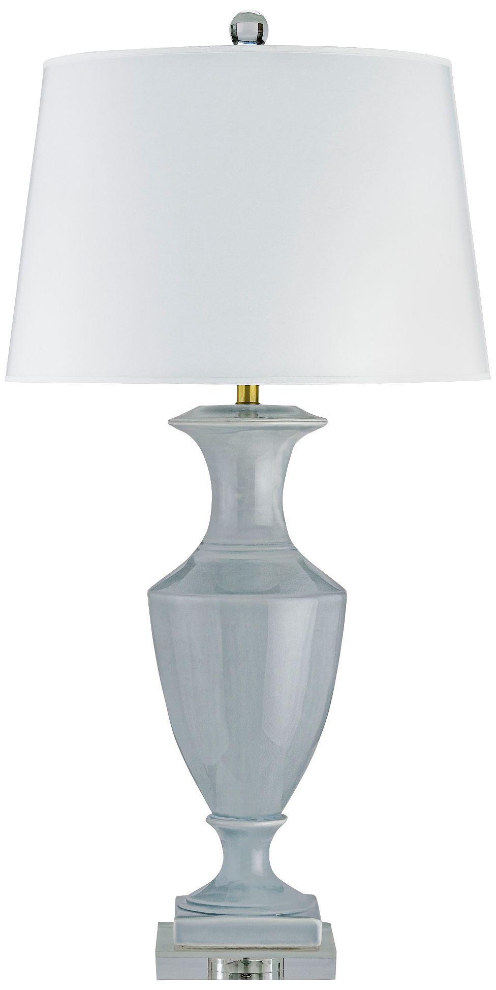 Currey And Company Timeless Blue Crackle Table Lamp
